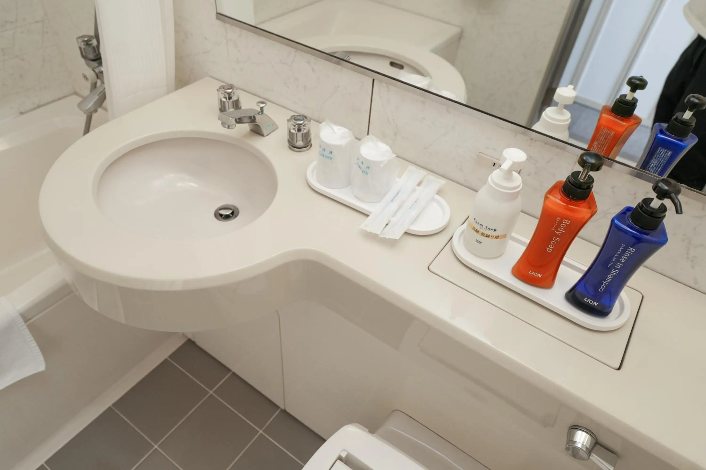 Bathroom in Tendo Central Hotel