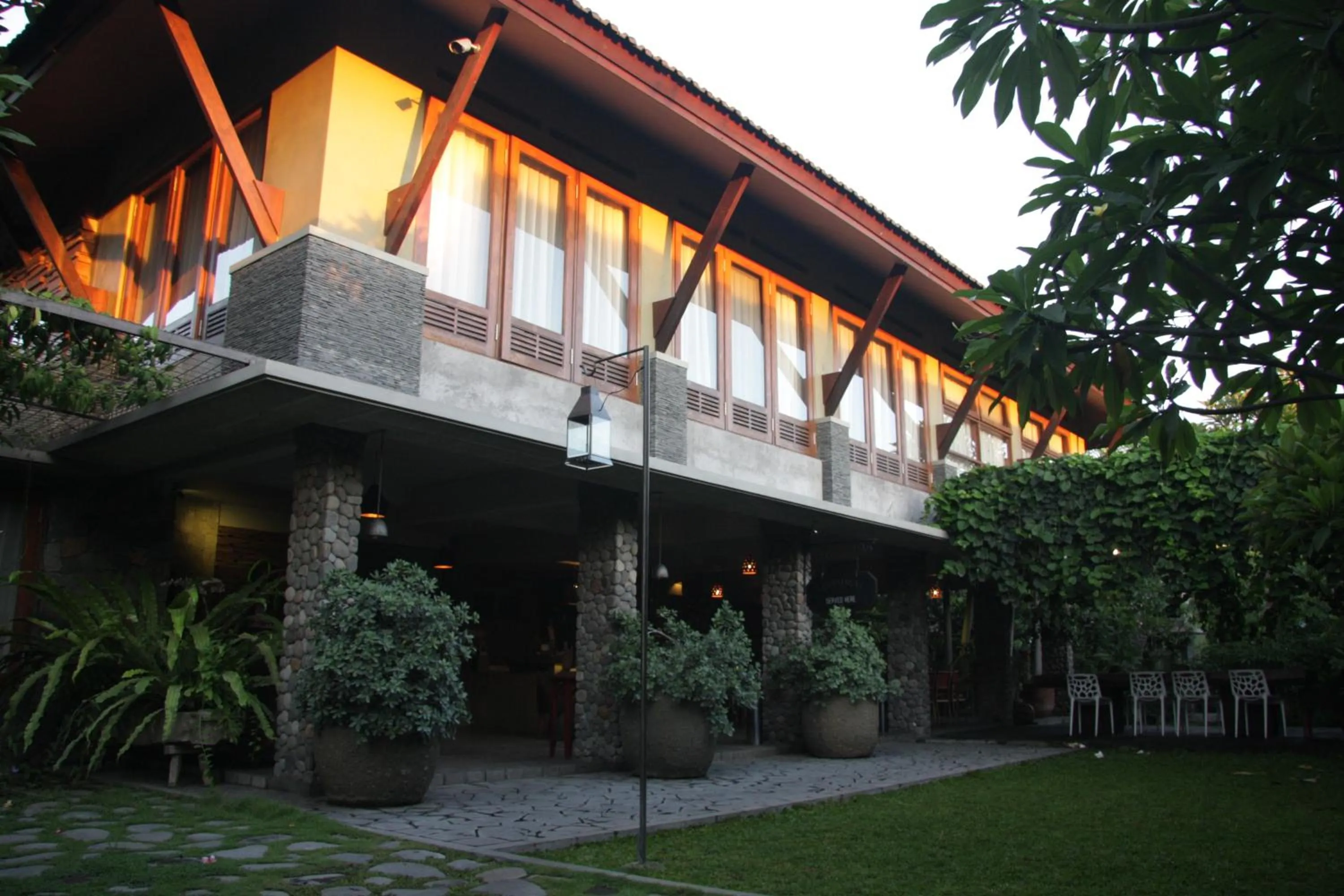 Facade/entrance in Rumah Batu Boutique Hotel
