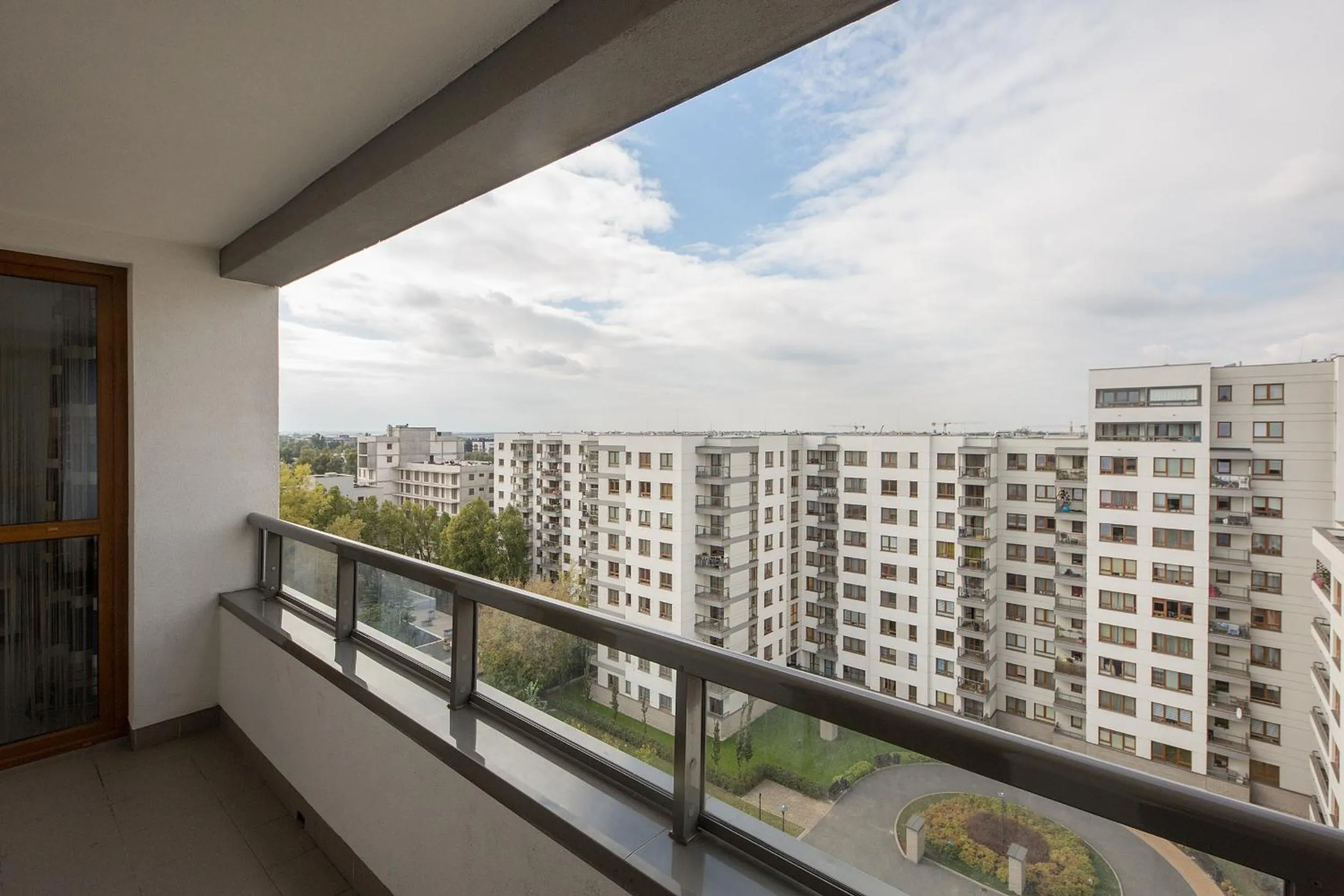 Balcony/Terrace in ShortStayPoland Krakowska (B65)