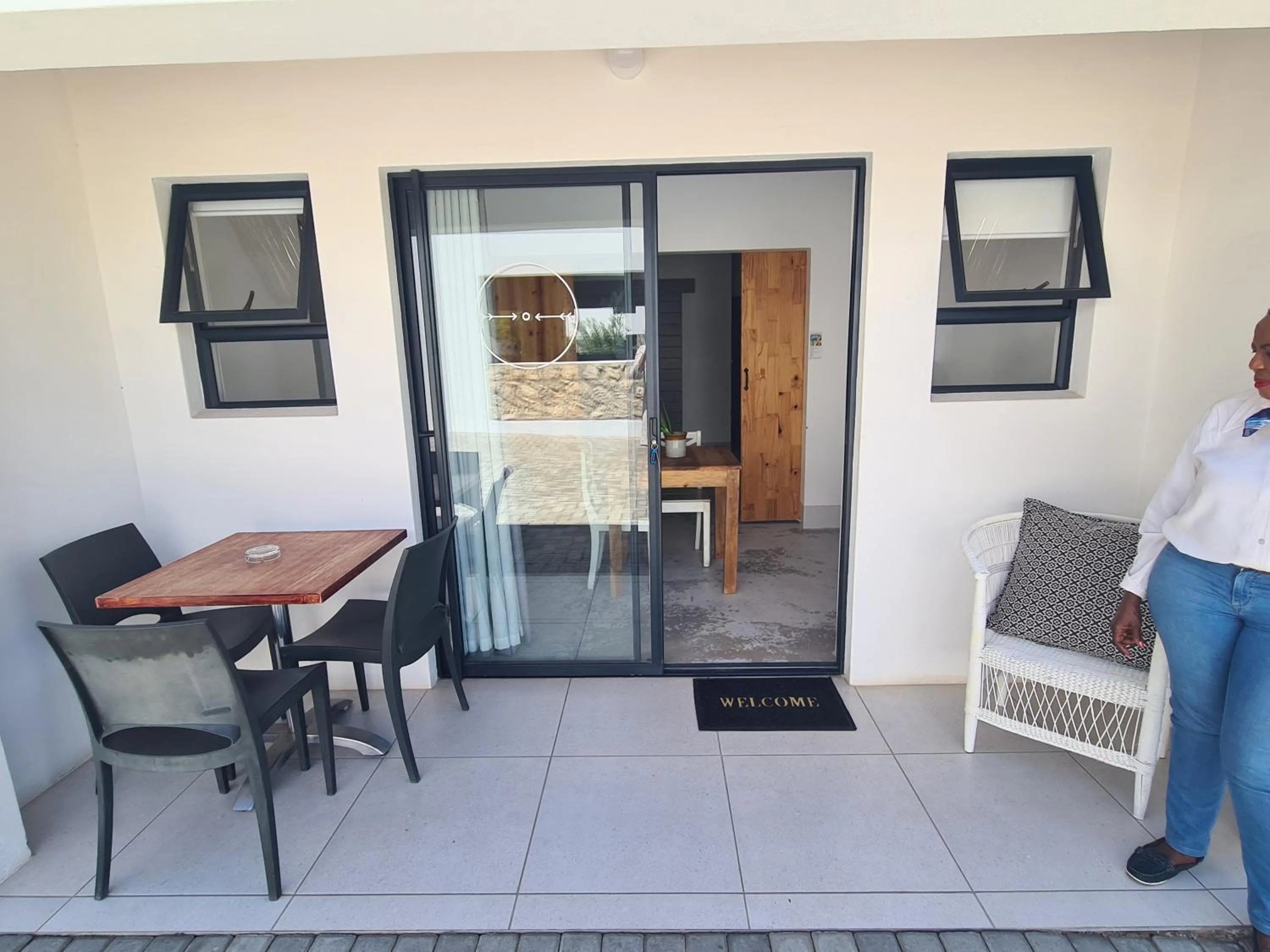 Patio in Karoo Retreat- Self Catering Villas and Guest House