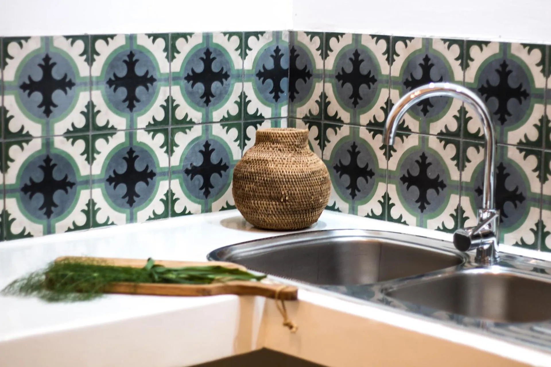 Kitchen or kitchenette in Karoo Retreat- Self Catering Villas and Guest House