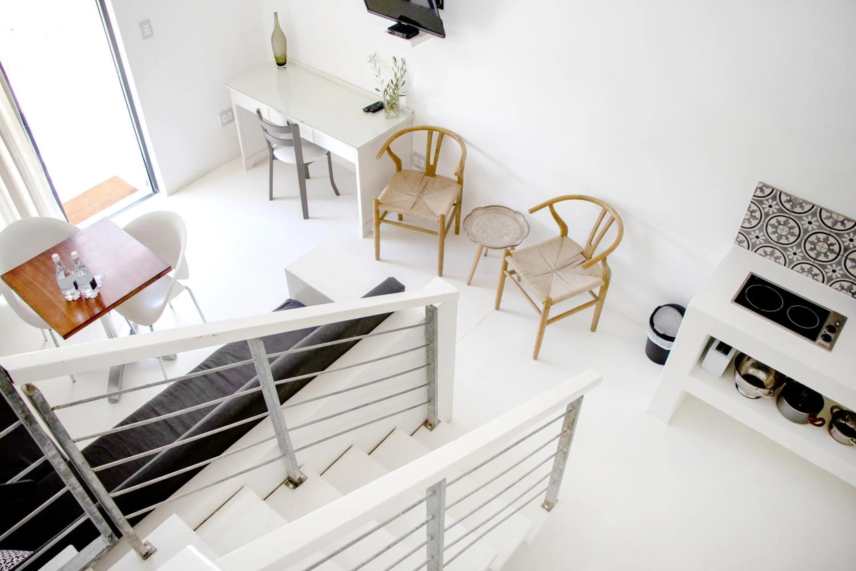 Lounge or bar in Karoo Retreat- Self Catering Villas and Guest House