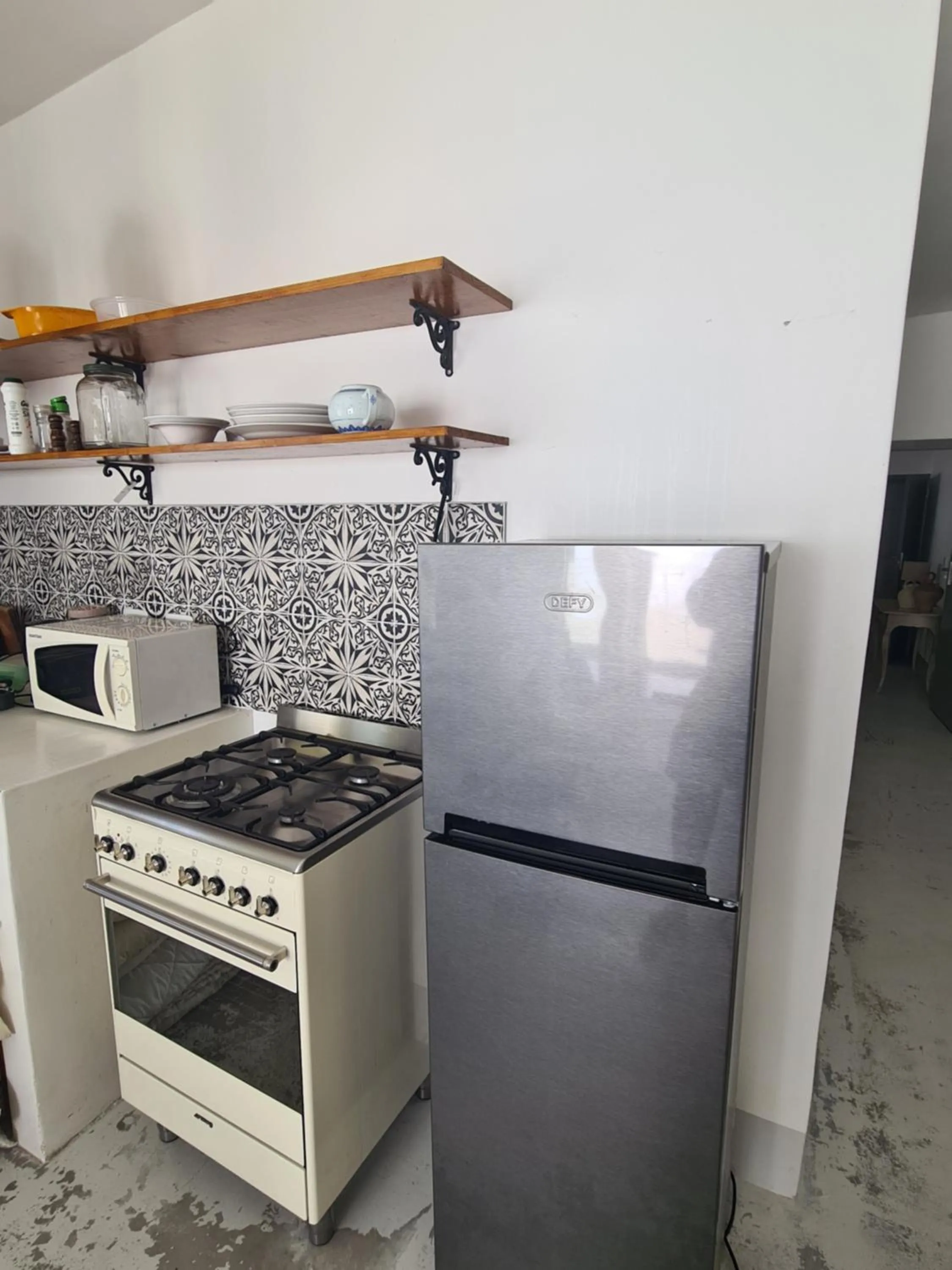 Kitchen or kitchenette in Karoo Retreat- Self Catering Villas and Guest House