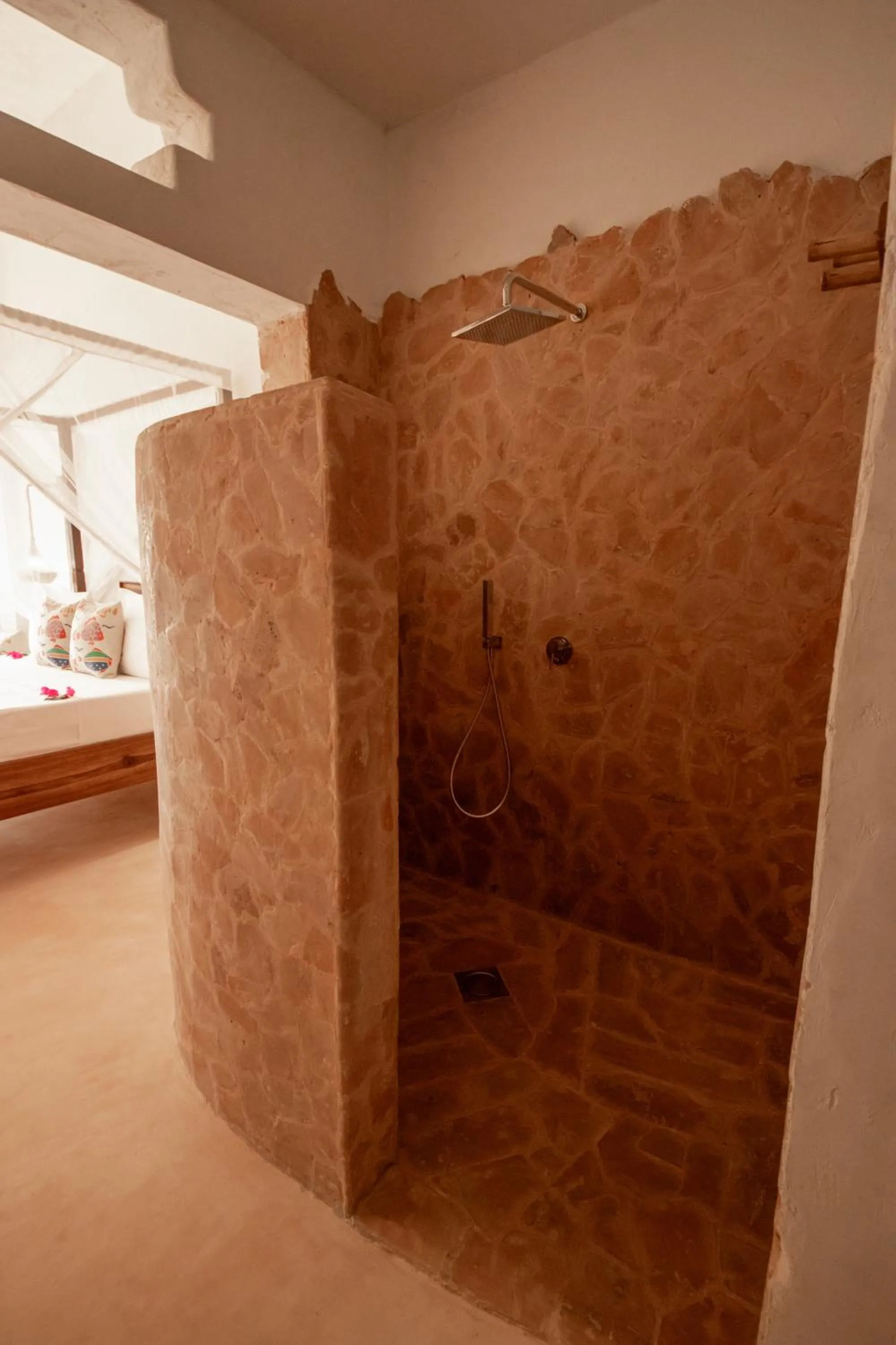 Shower in Mvuvi Boutique Resort