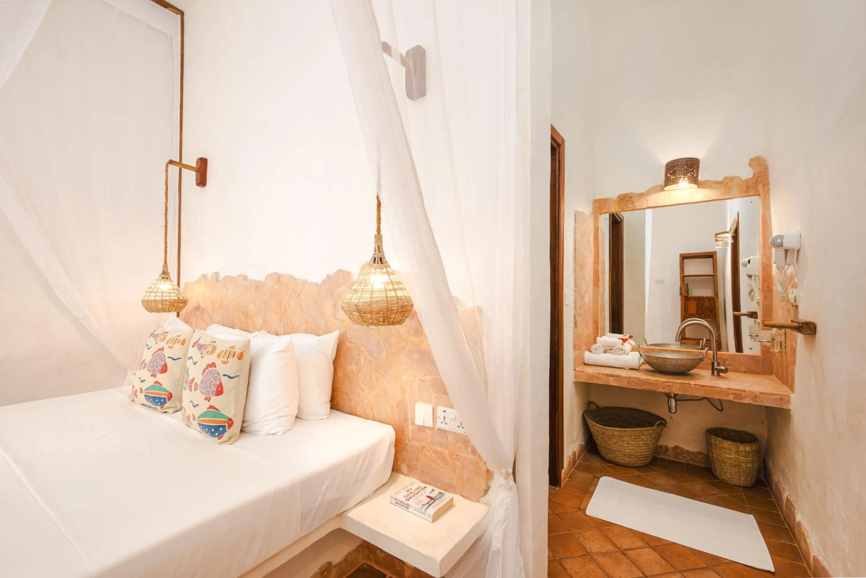 Bedroom in Mvuvi Boutique Resort