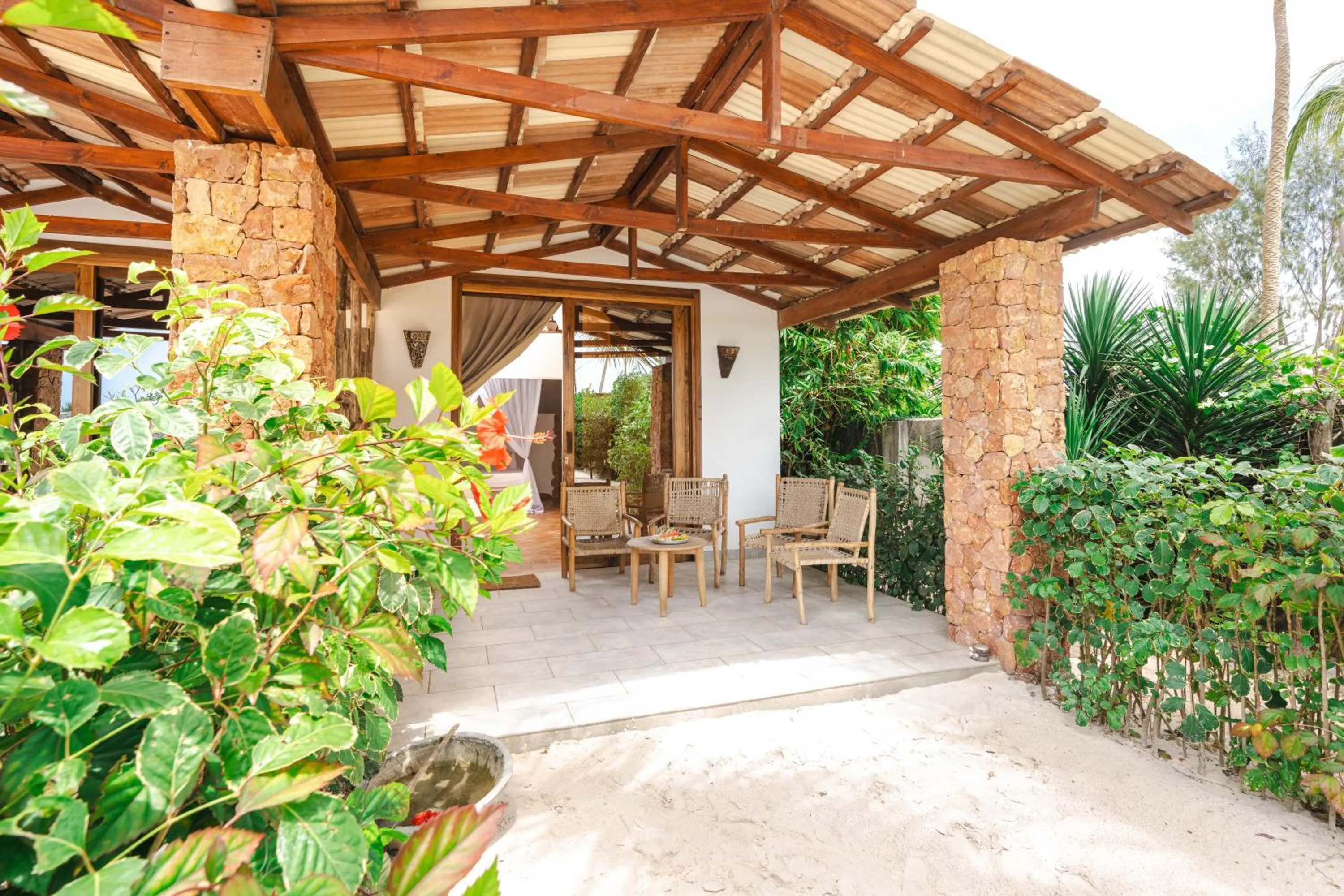 Patio in Mvuvi Boutique Resort