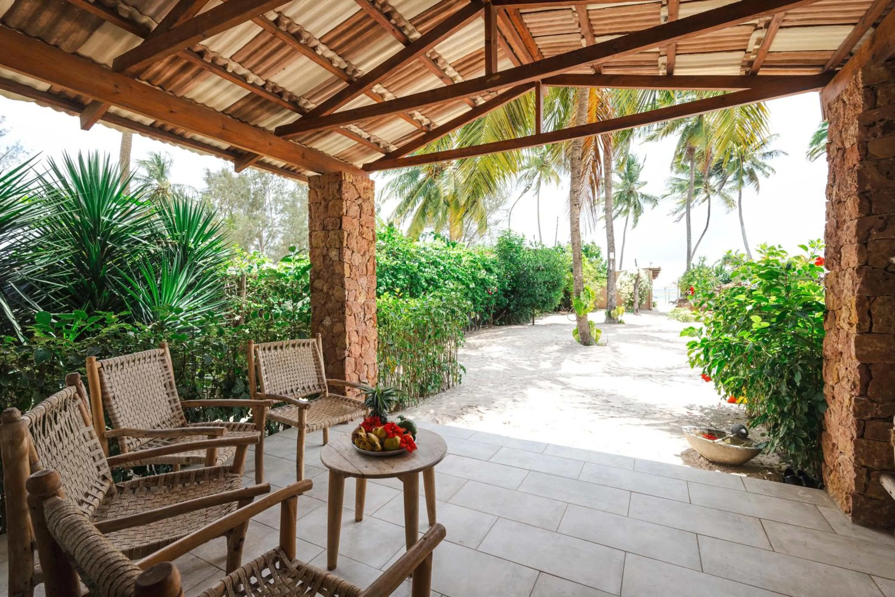Patio in Mvuvi Boutique Resort