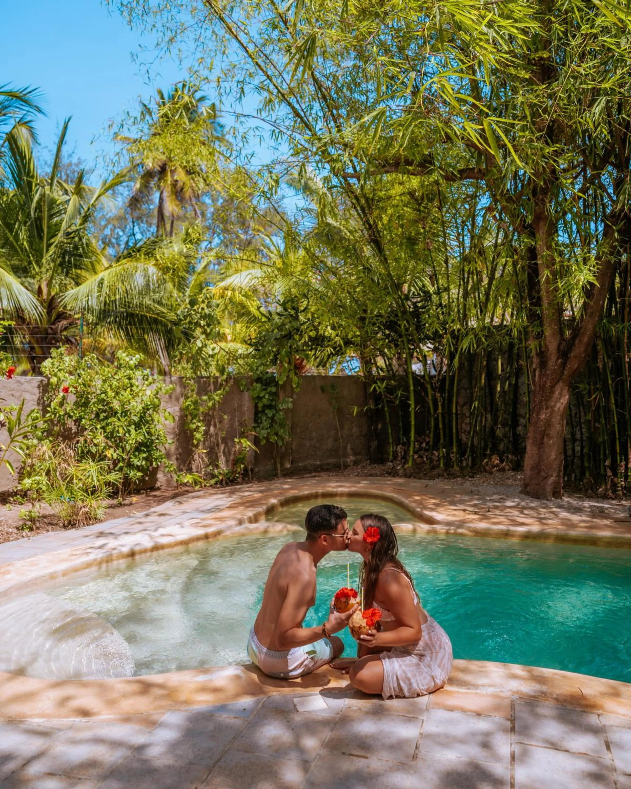 Swimming pool in Mvuvi Boutique Resort