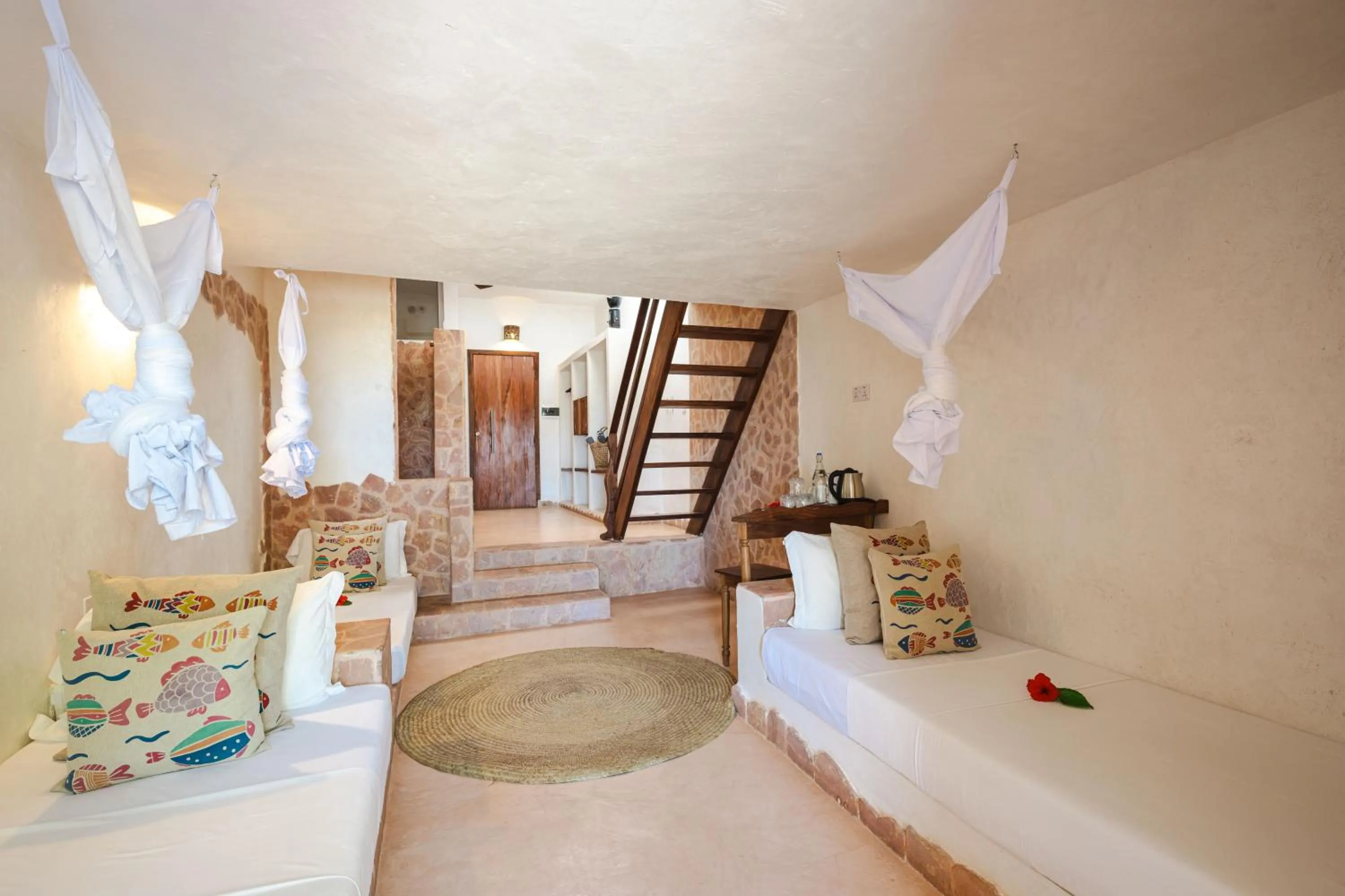 Bedroom in Mvuvi Boutique Resort