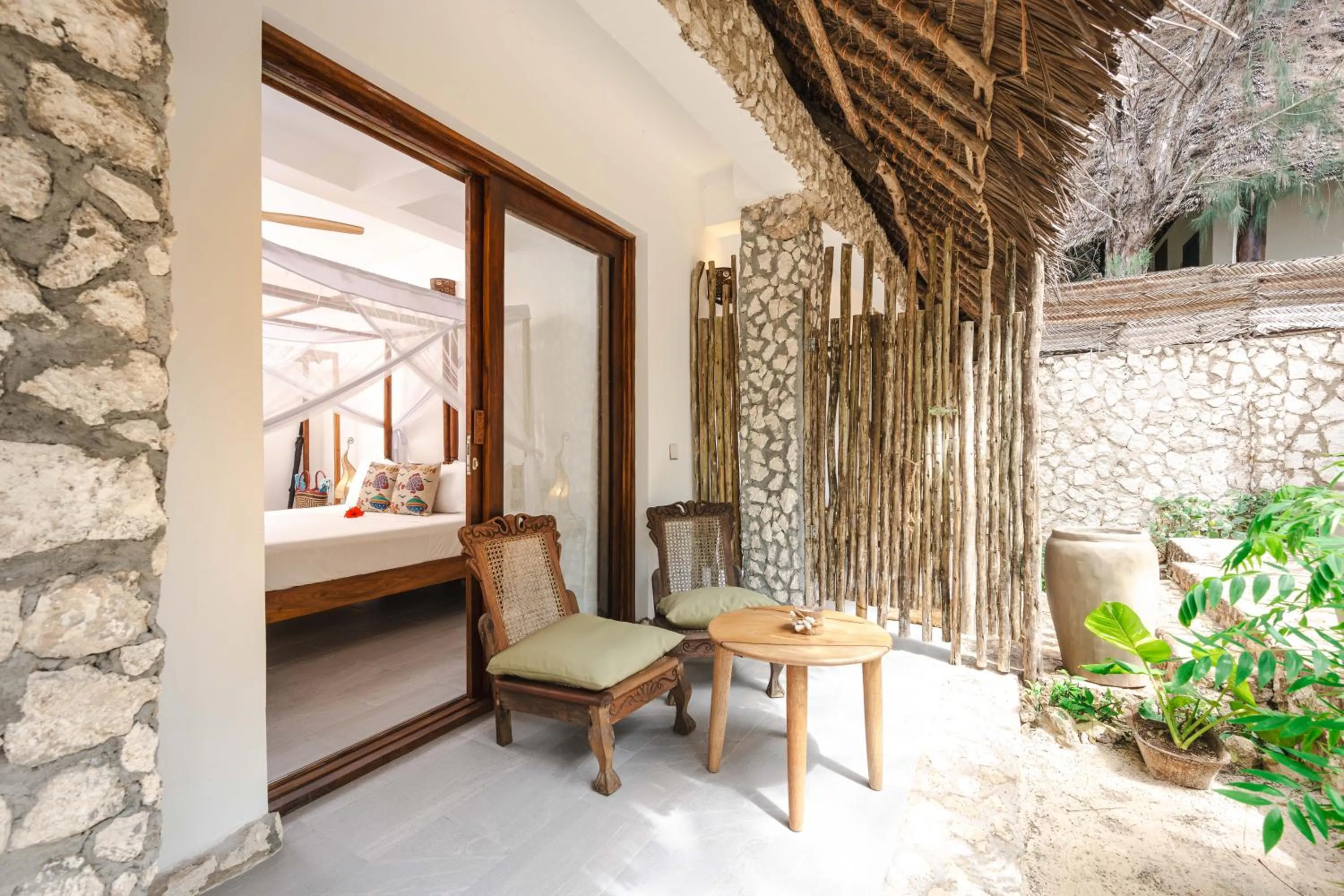 Patio in Mvuvi Boutique Resort