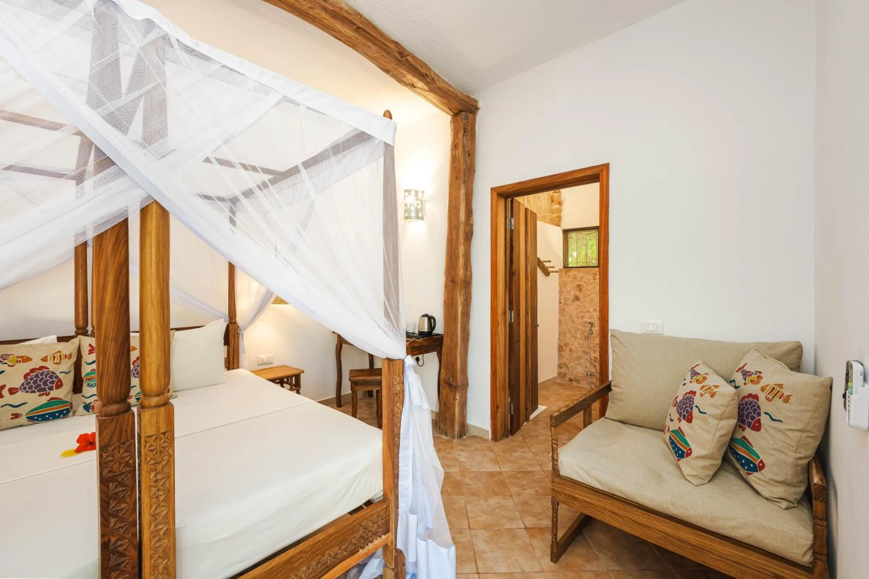 Bedroom, Bed in Mvuvi Boutique Resort