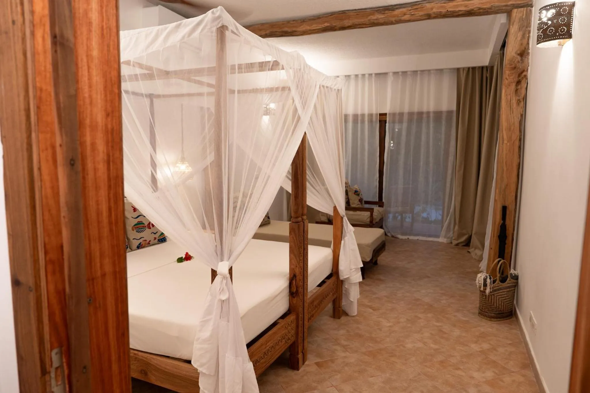 Photo of the whole room, Bed in Mvuvi Boutique Resort