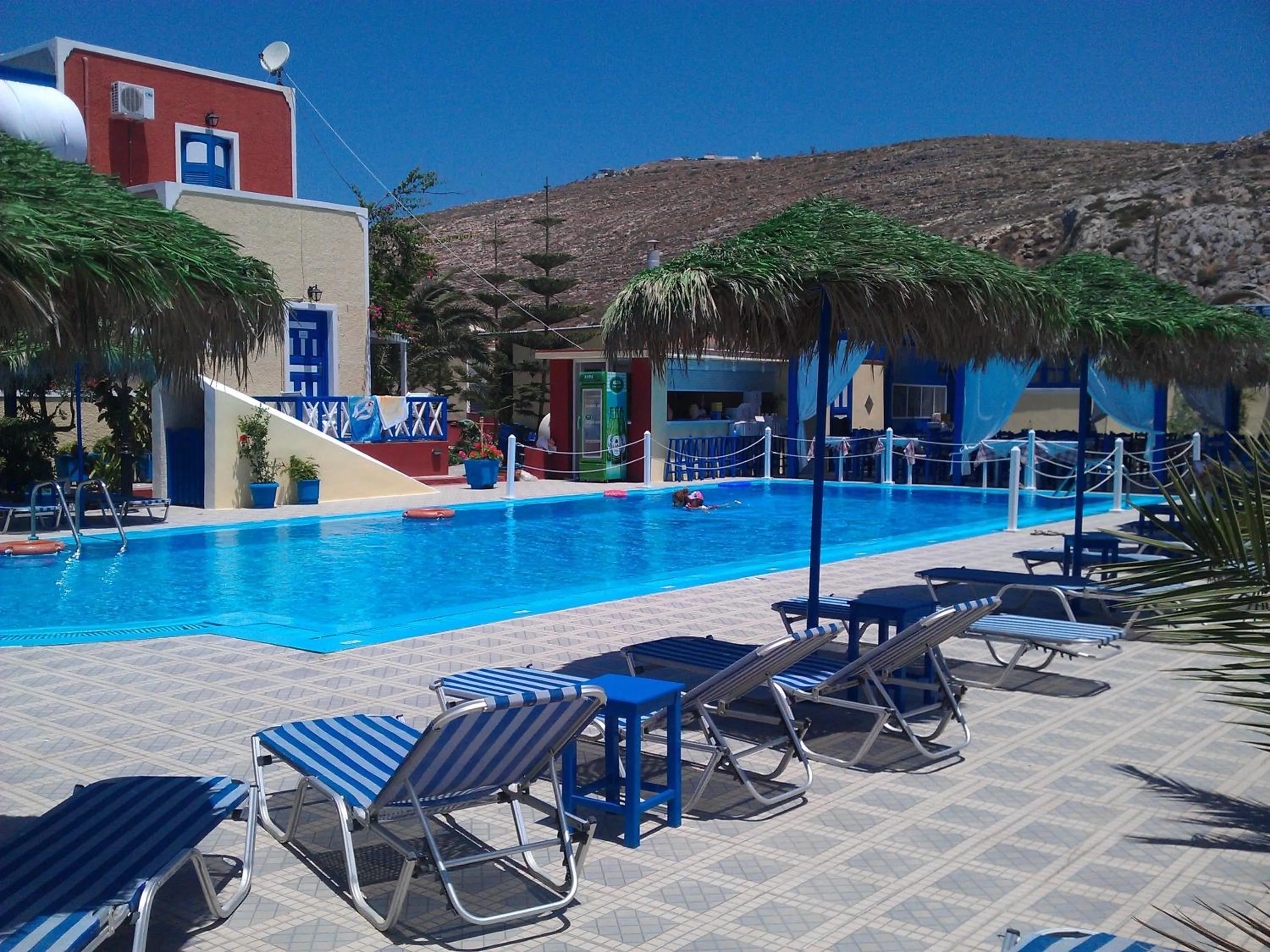 Swimming pool in Villa Michalis