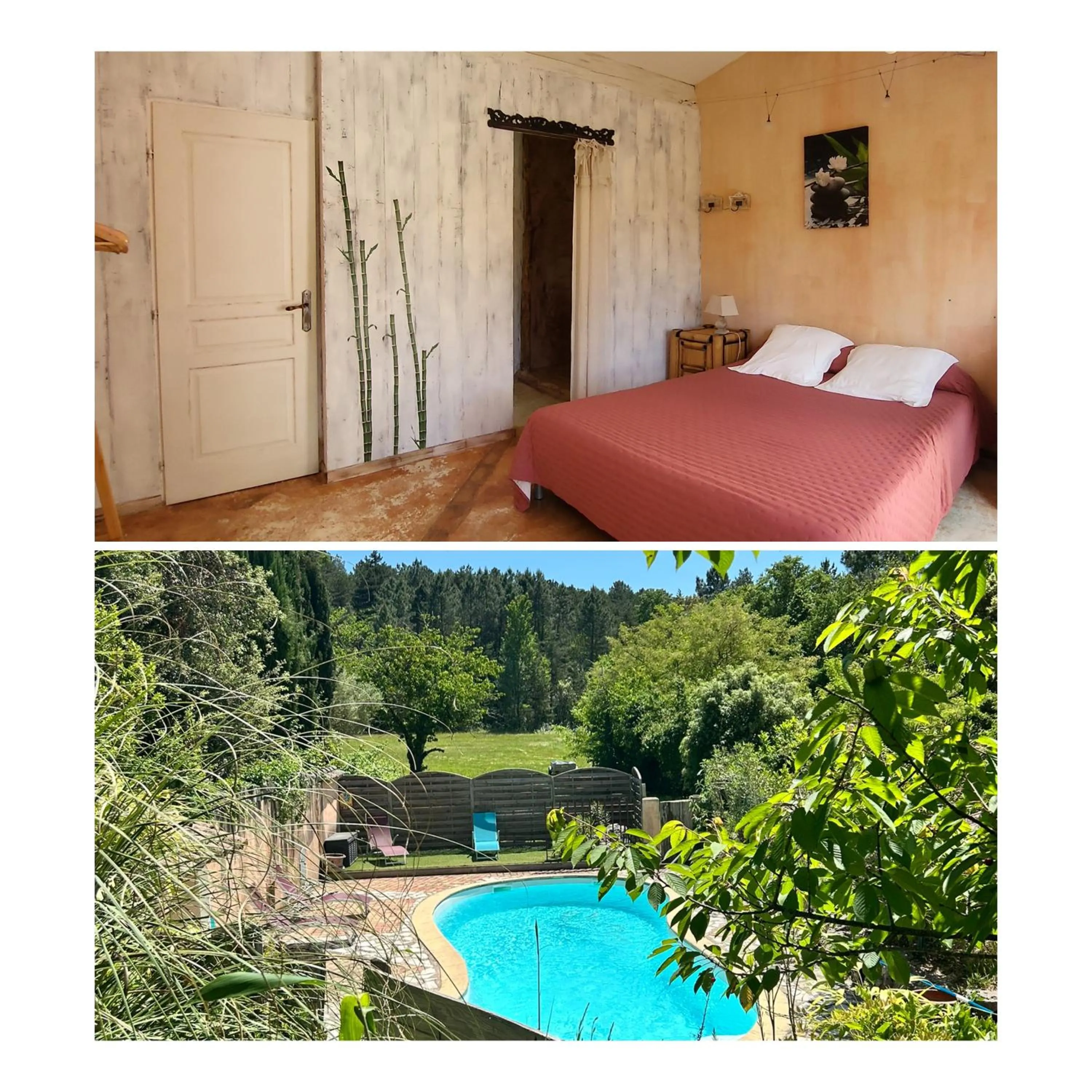 Bed in Studios et Gite La Sauvasse