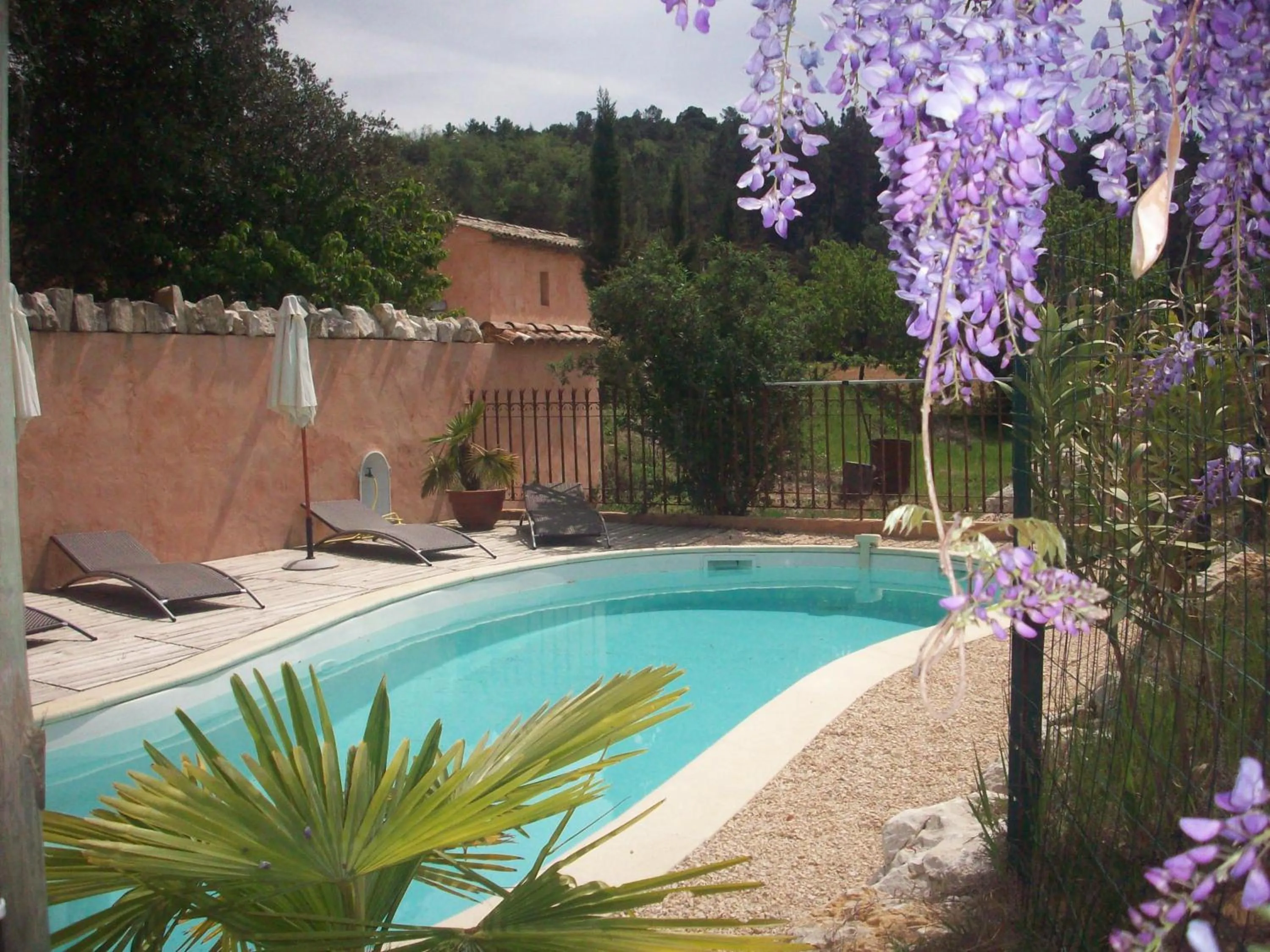 Swimming pool in Studios et Gite La Sauvasse