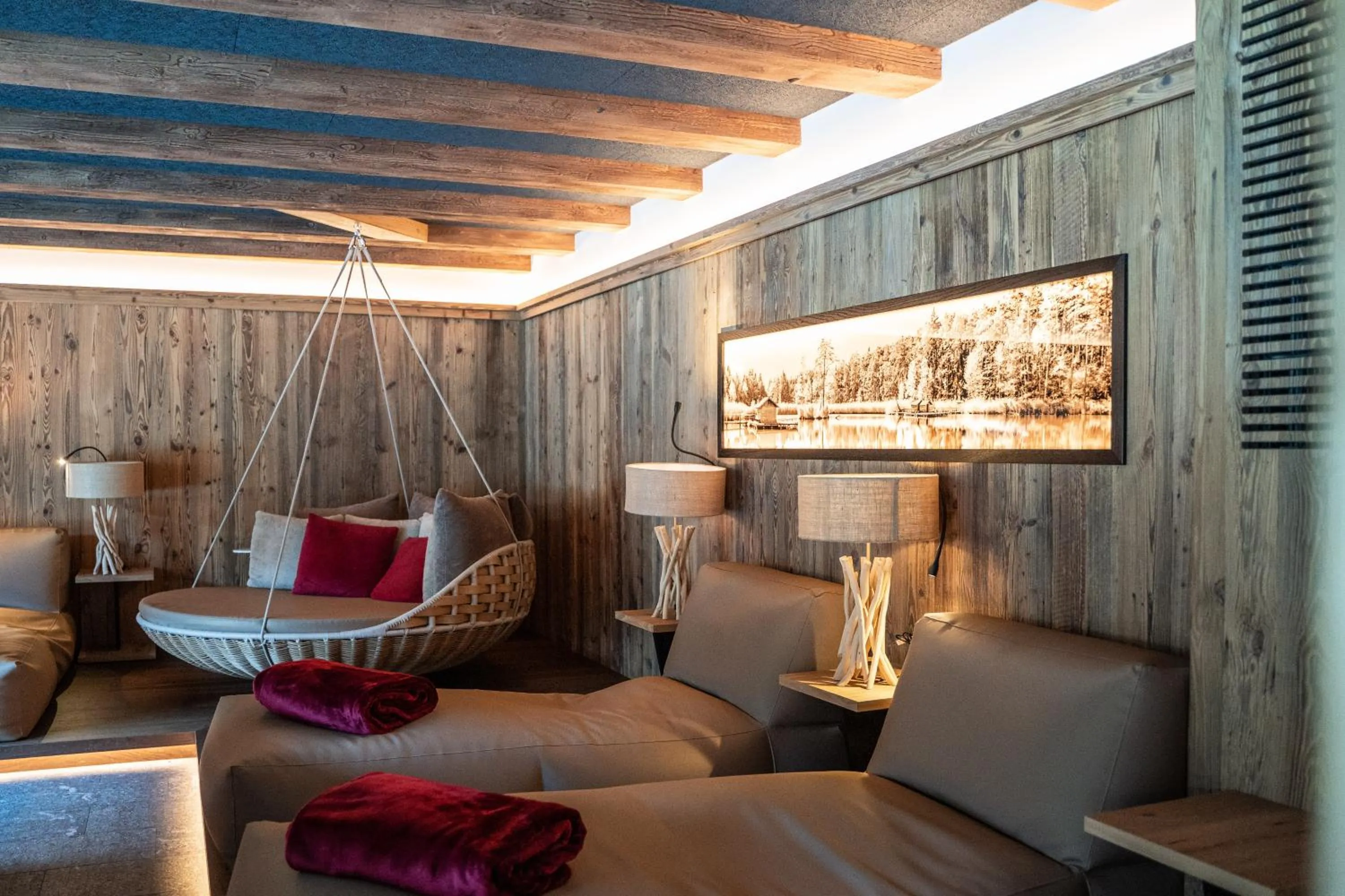 Sauna in Dolomites Nature Hotel Vigilerhof