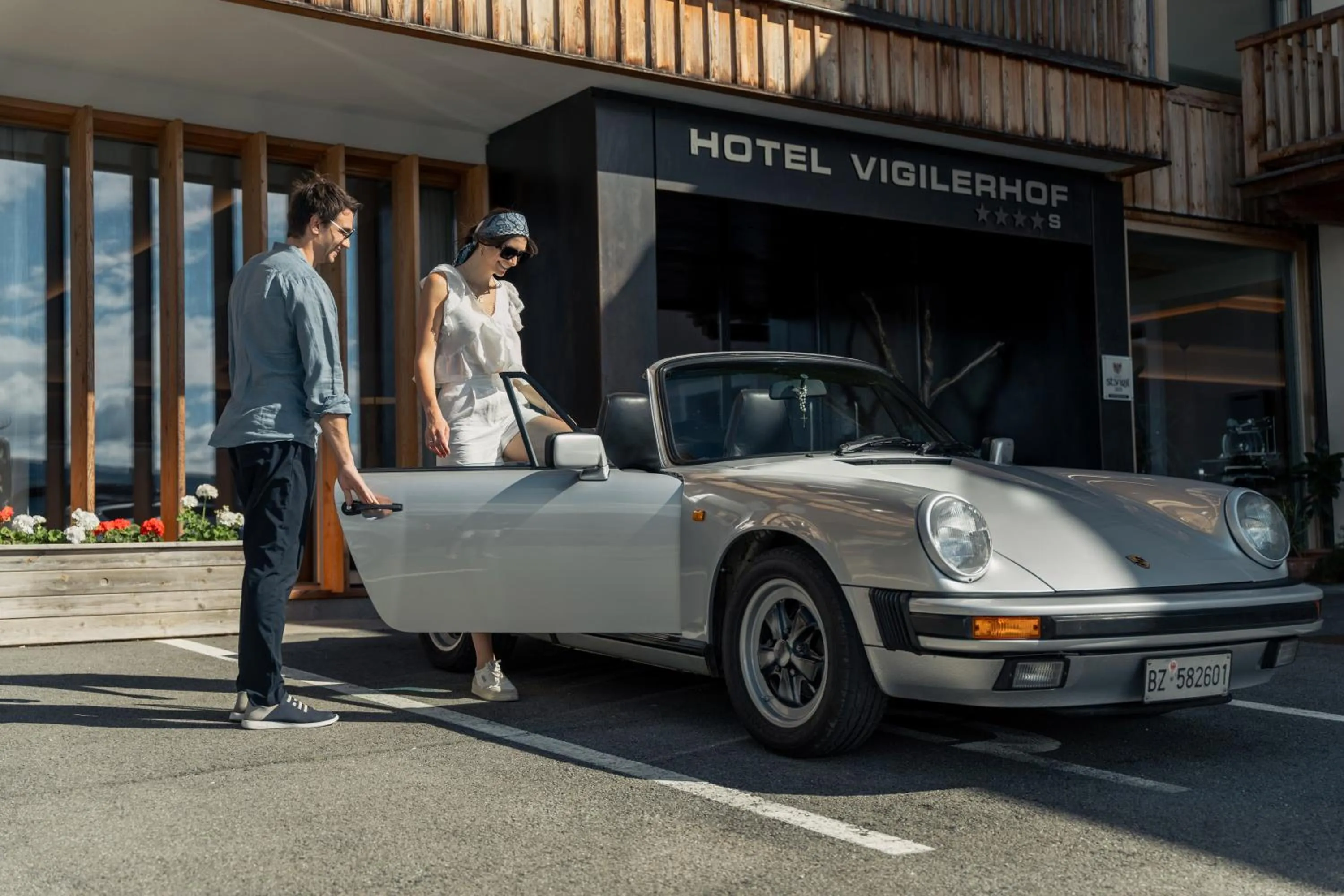 Parking in Dolomites Nature Hotel Vigilerhof