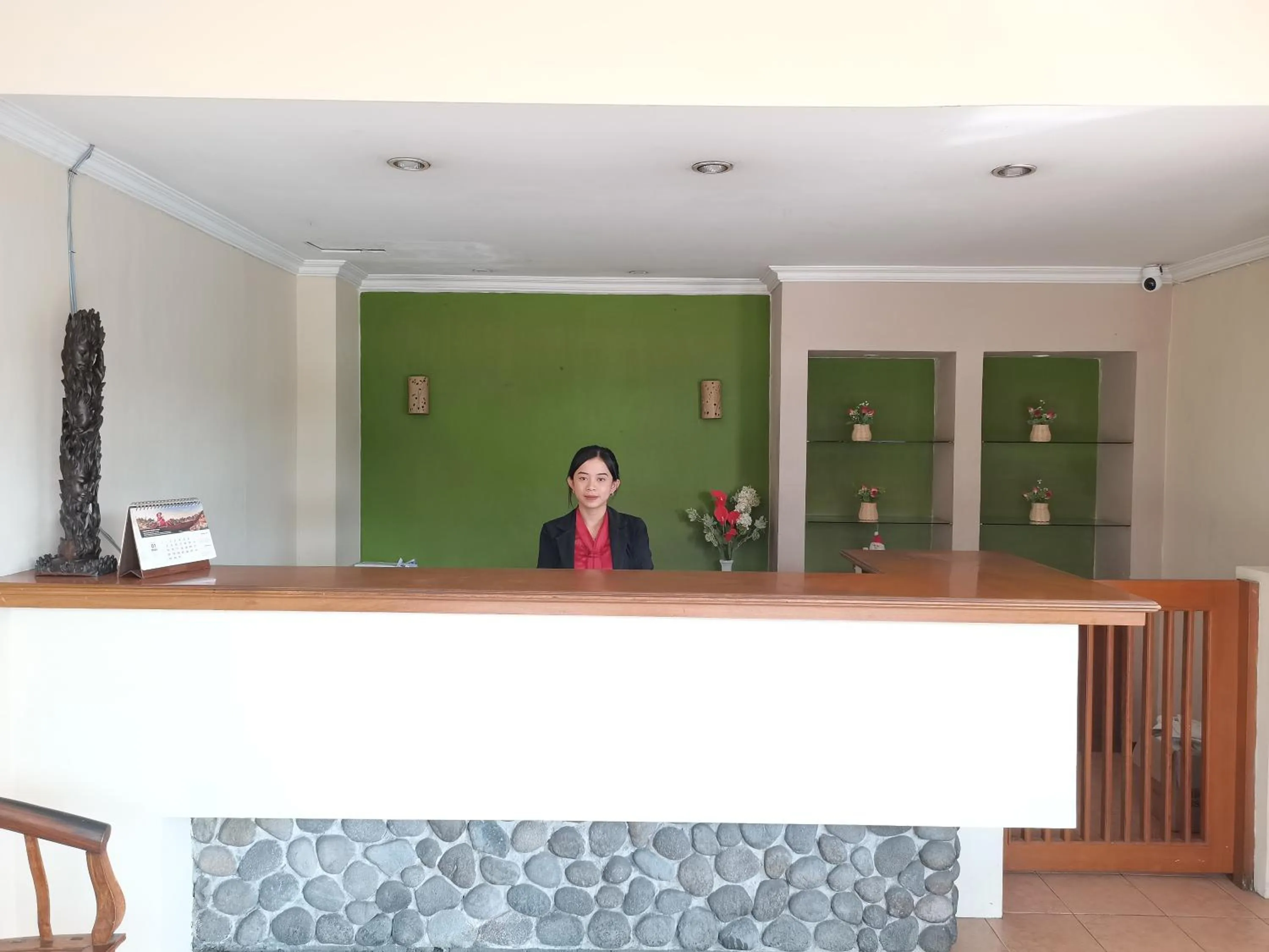 Lobby or reception in Hotel Catur Putra