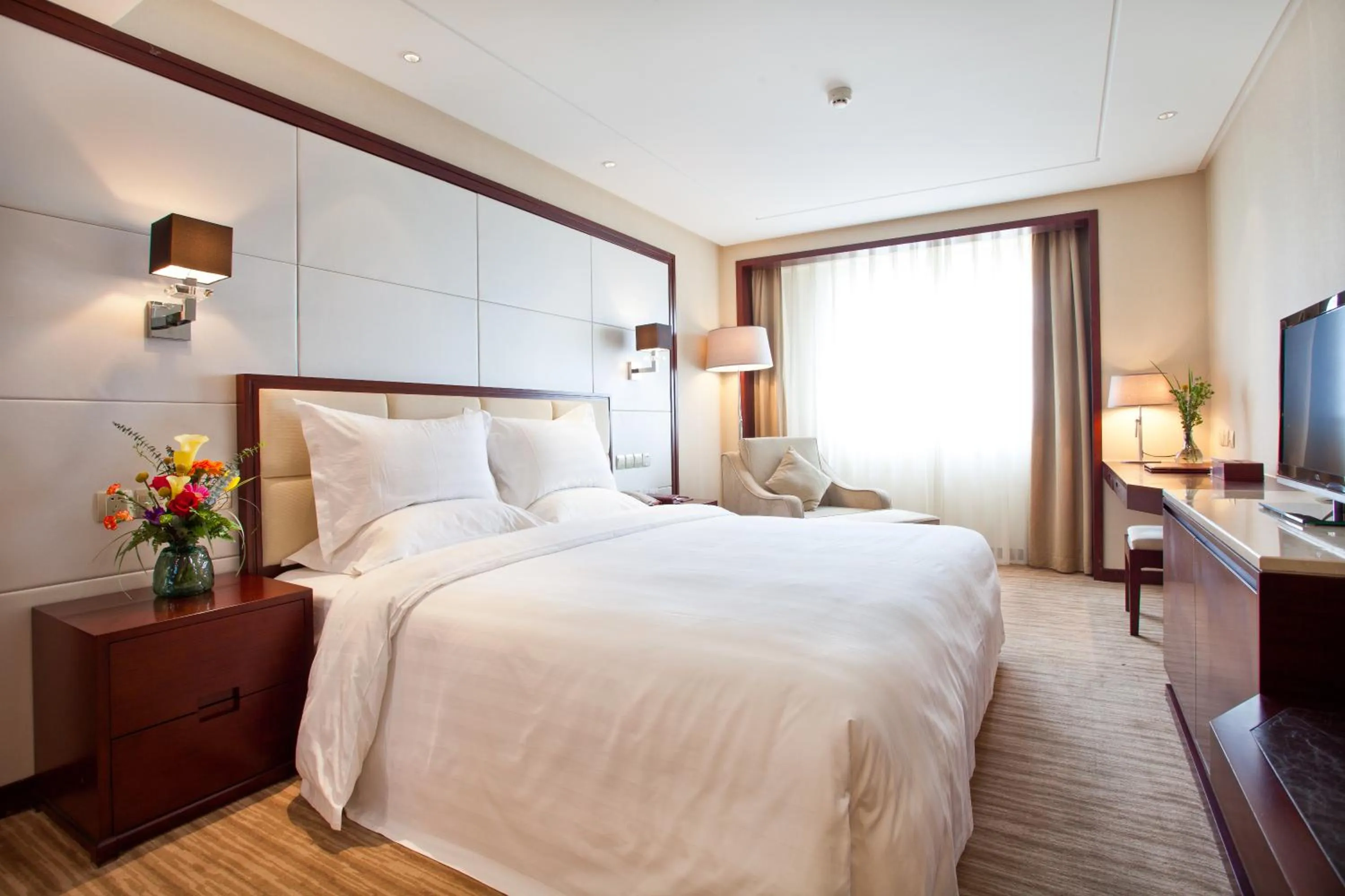 Bed in Beijing Guizhou Hotel