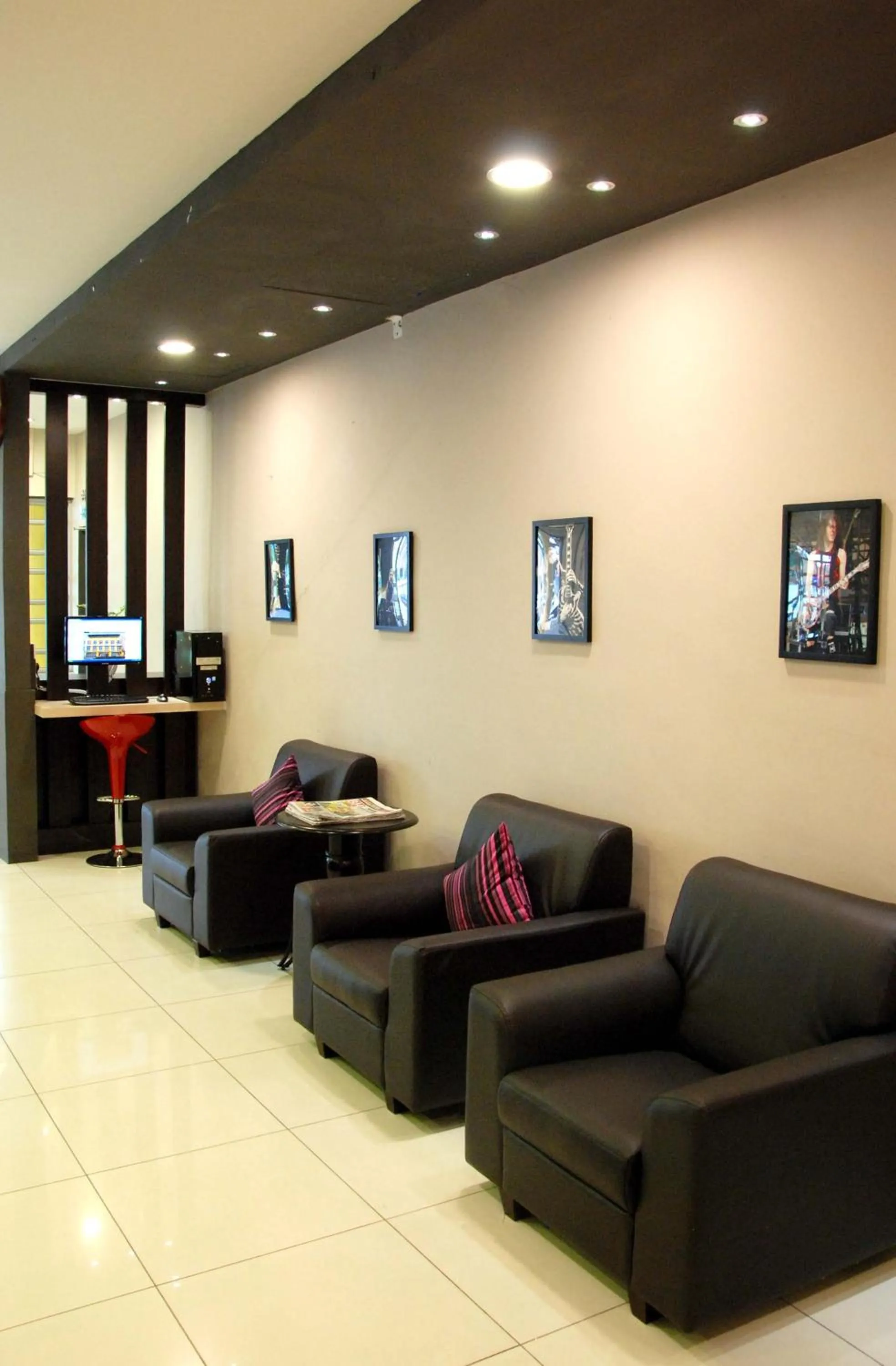 Lobby or reception in JV Hotel @ Bandar Tasek Mutiara