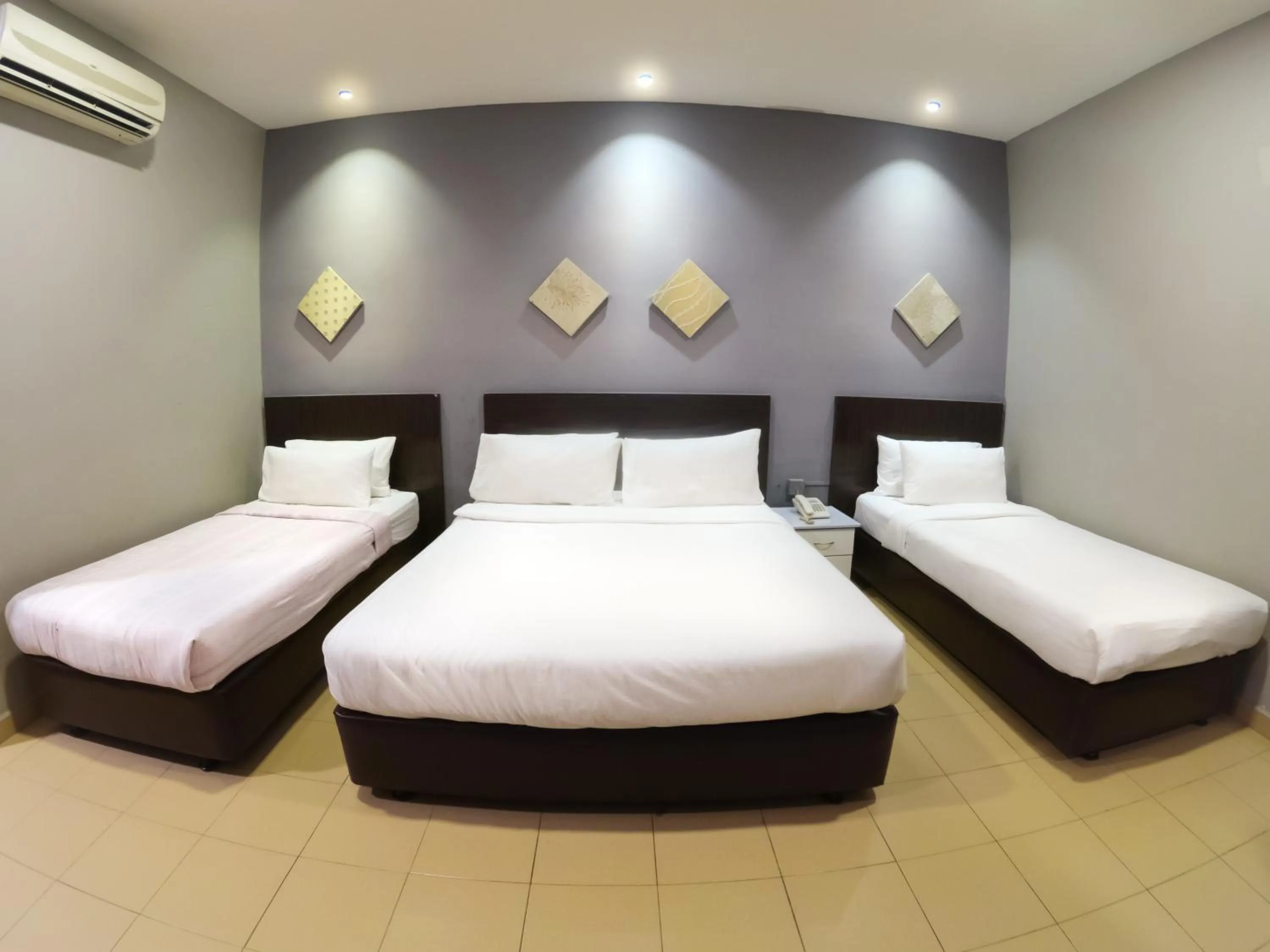 Bed in JV Hotel @ Bandar Tasek Mutiara