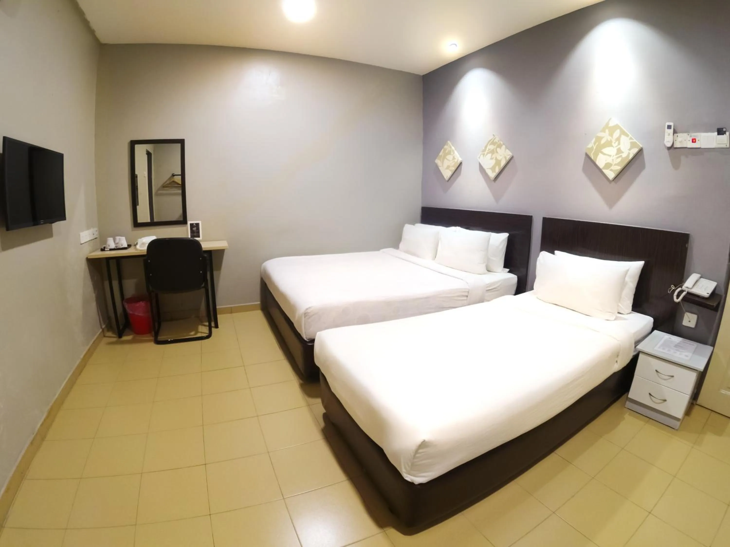 Bed in JV Hotel @ Bandar Tasek Mutiara