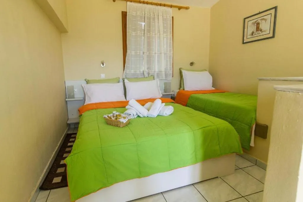 Bed in Stathopoulos Apartments