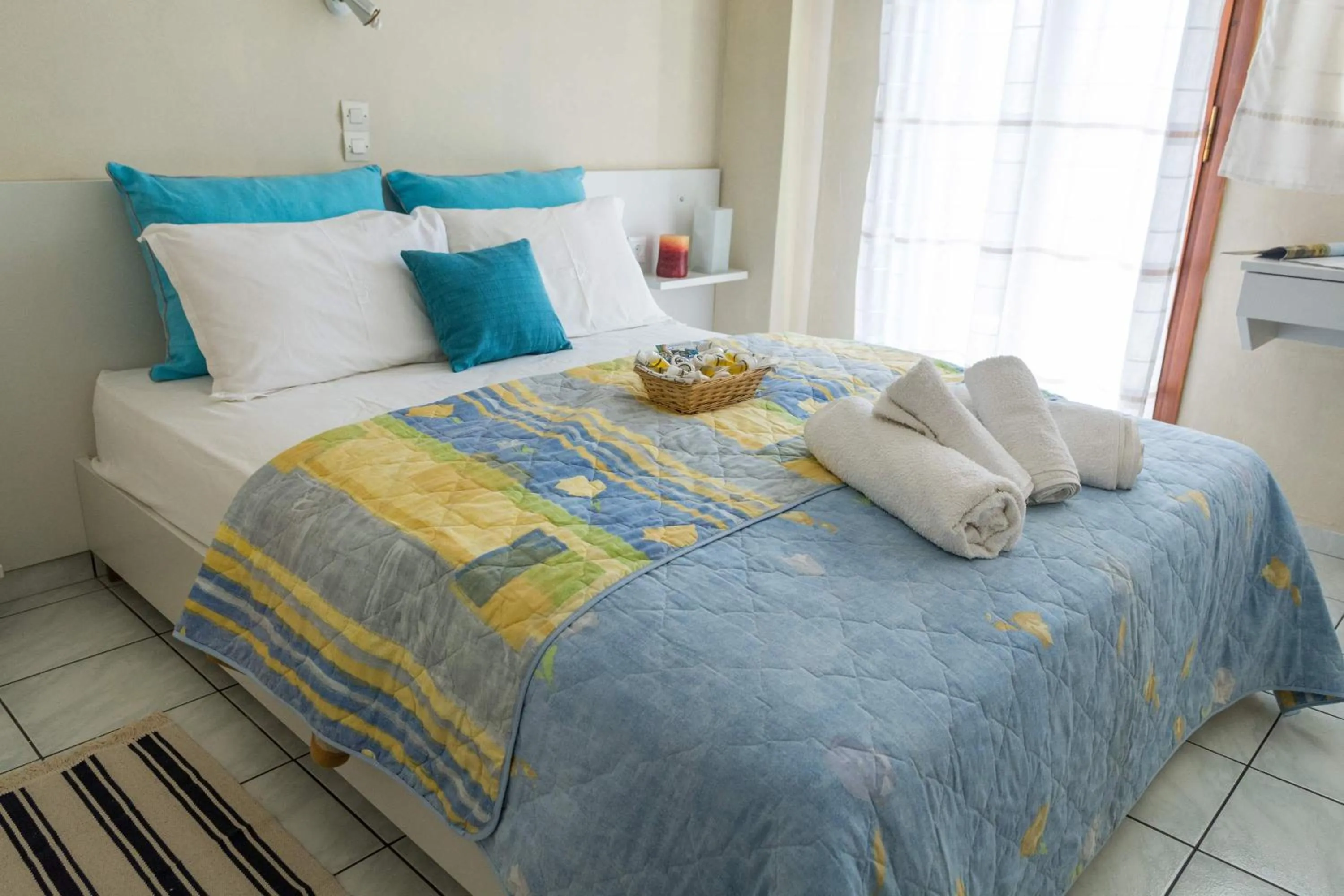 Bed in Stathopoulos Apartments