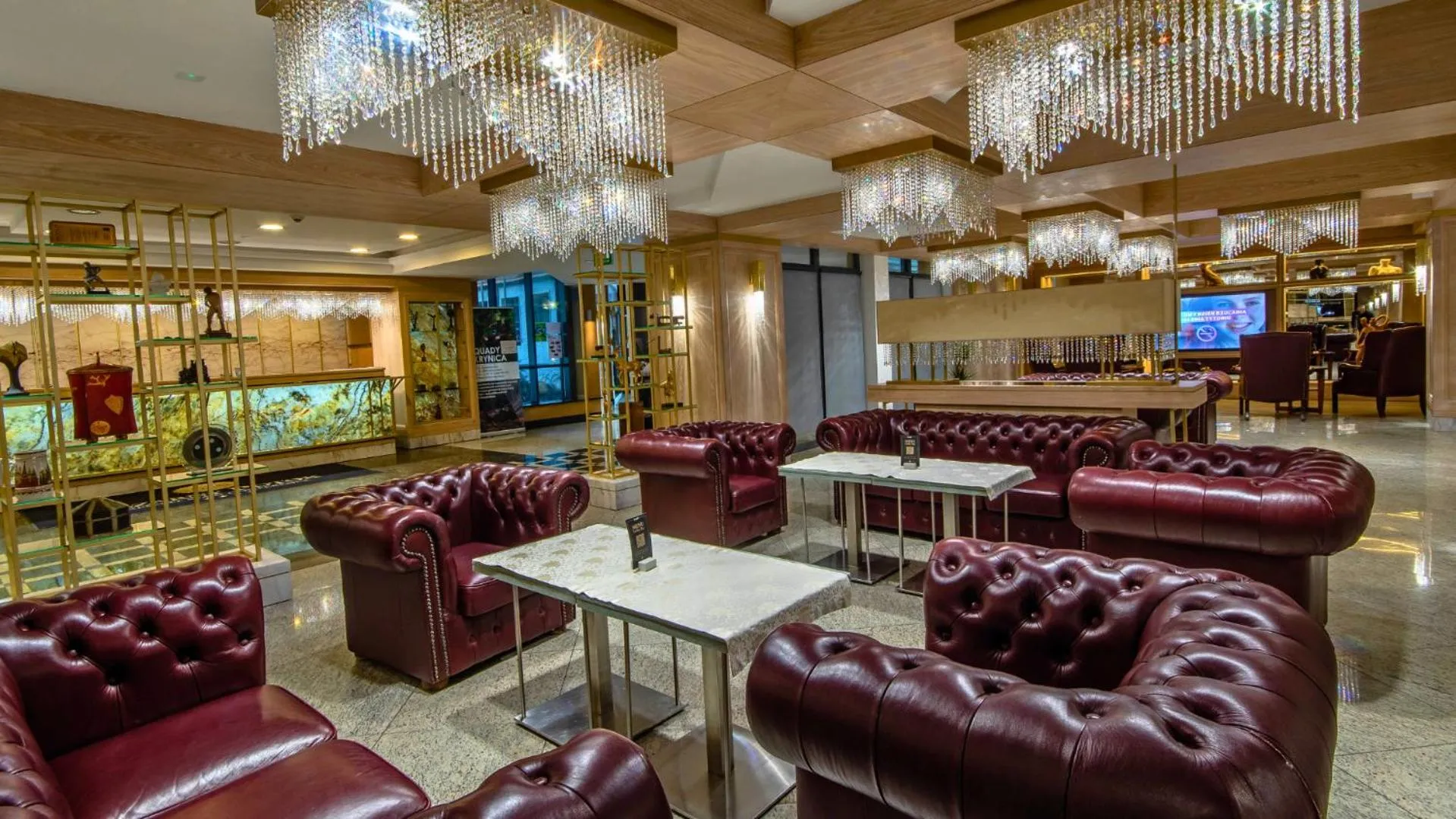 Seating area in Hotel Czarny Potok Resort SPA & Conference