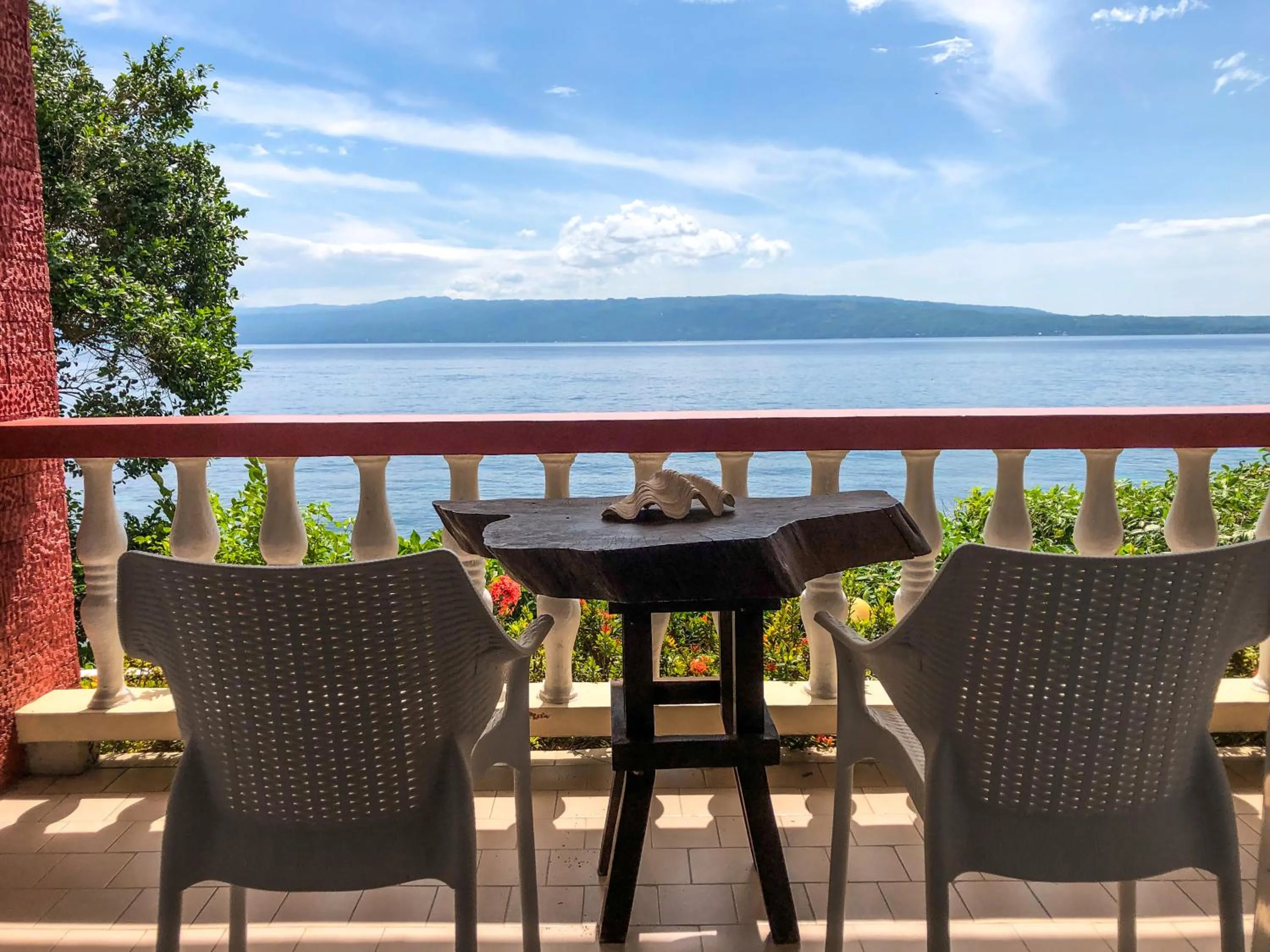 Balcony/Terrace in Wuthering Heights Bed & Breakfast by the Sea
