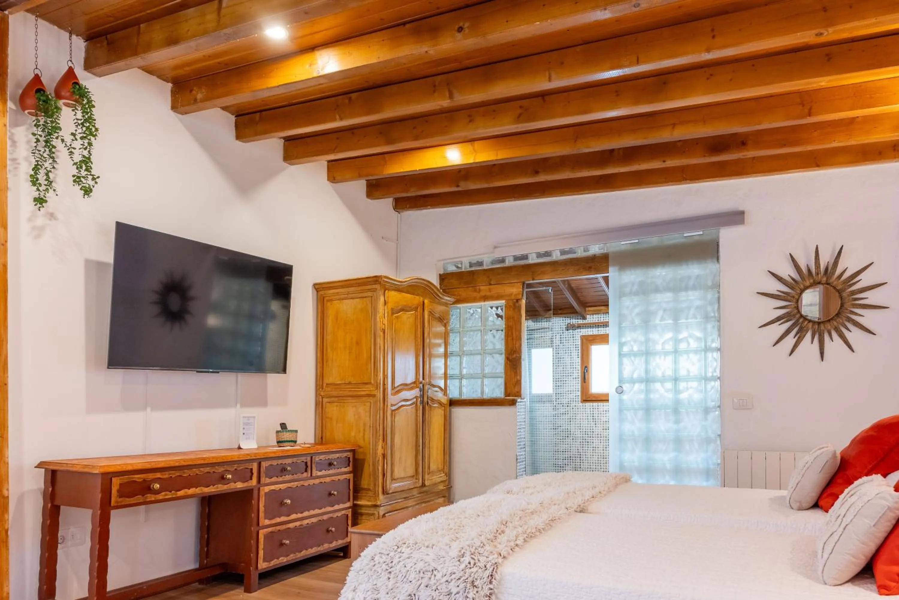 Bed in Hotel Rural El Refugio - Solo Adultos