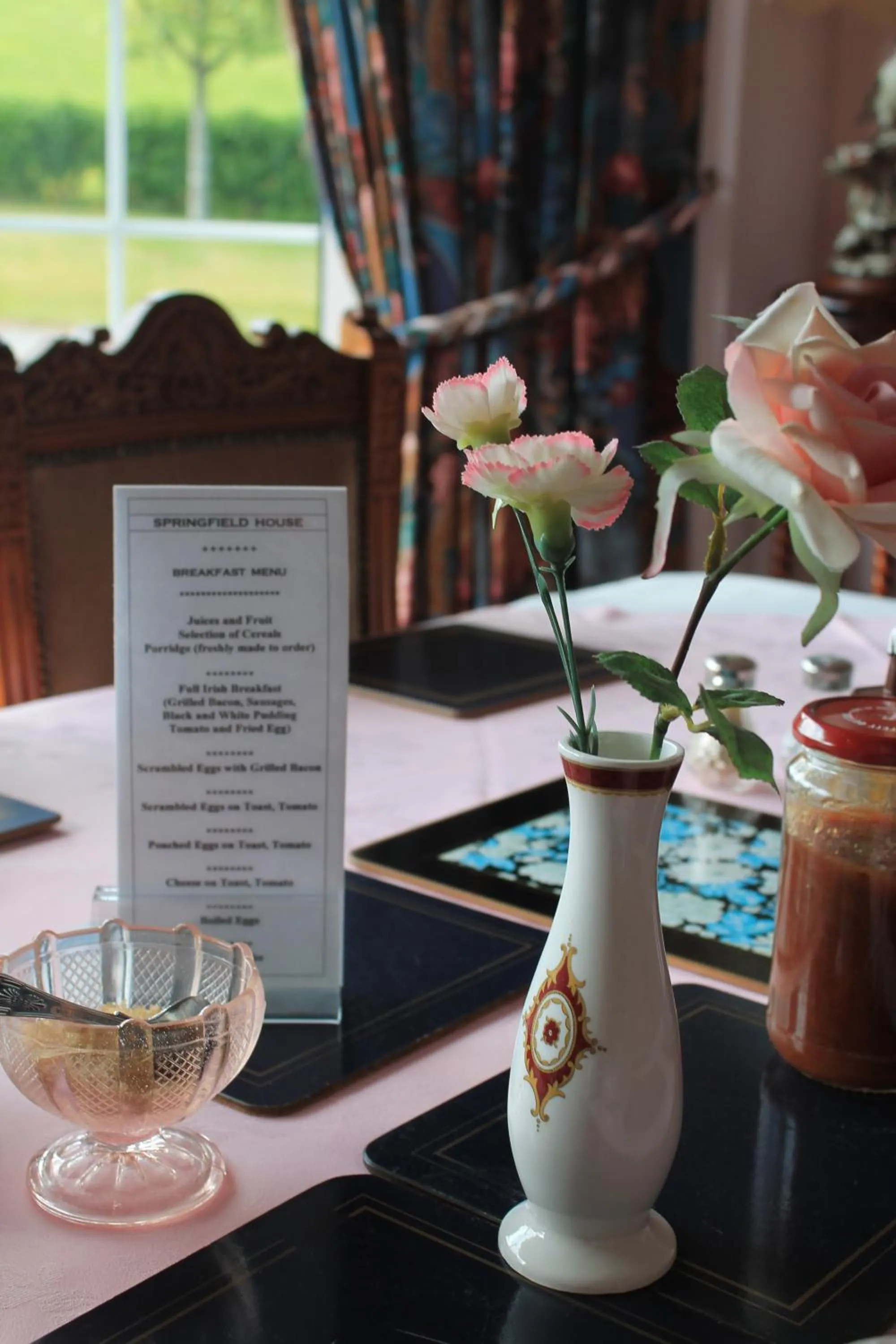 Restaurant/places to eat in Springfield House B&B