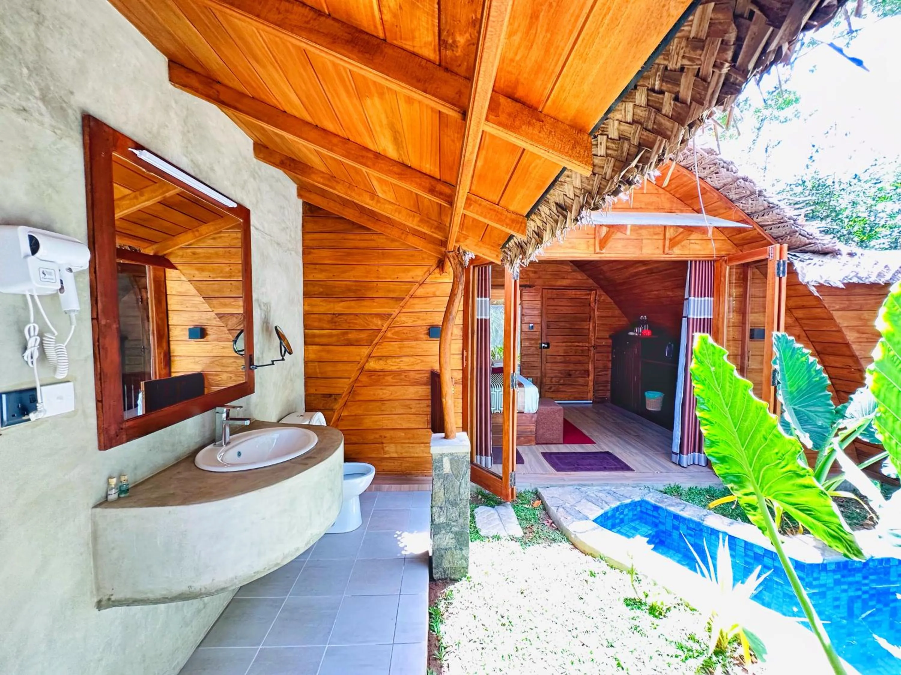 Toilet in Palmyra Nature Resort Sigiriya