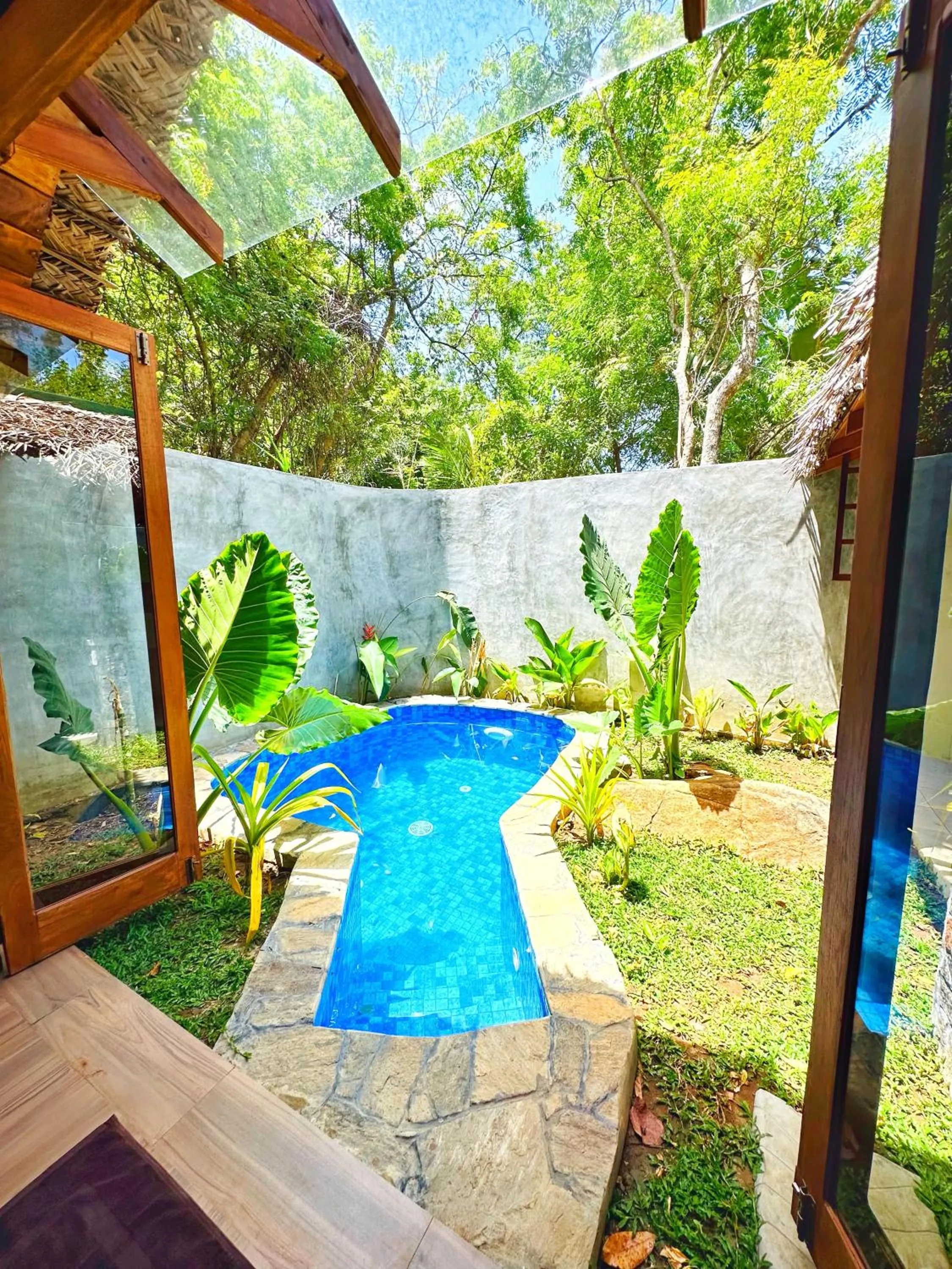 Patio in Palmyra Nature Resort Sigiriya