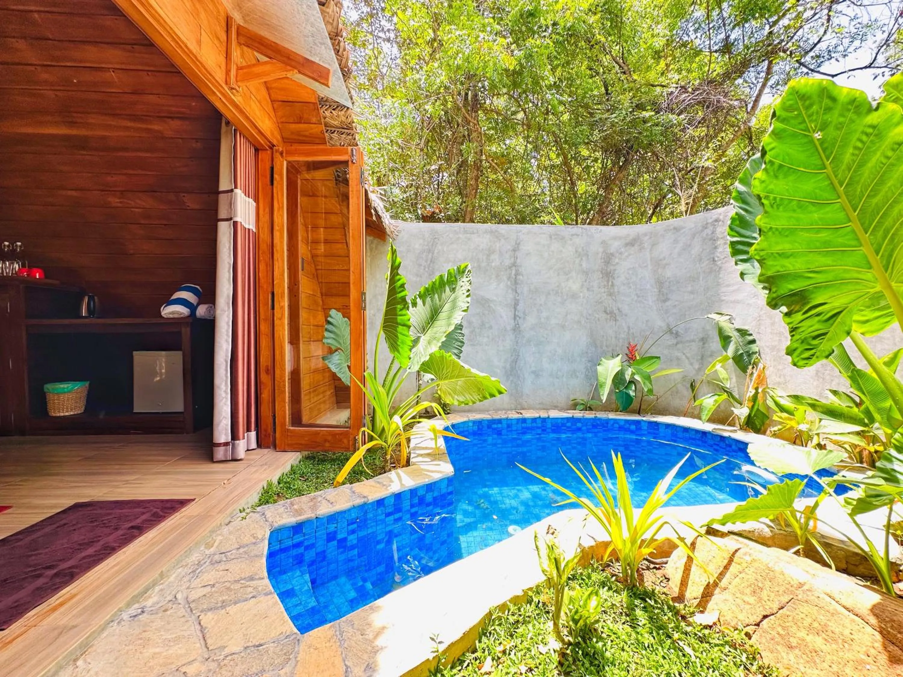 Patio in Palmyra Nature Resort Sigiriya