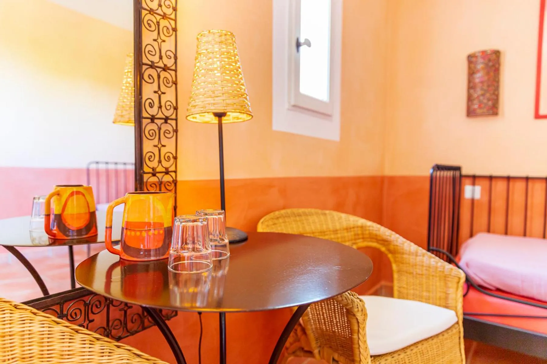 Bed in La Ferme du petit Ségriès Bed and Breakfast