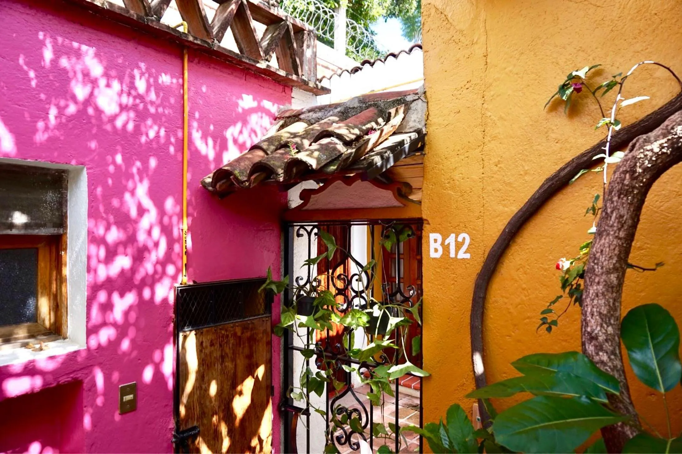 Patio in Hotel Las Golondrinas