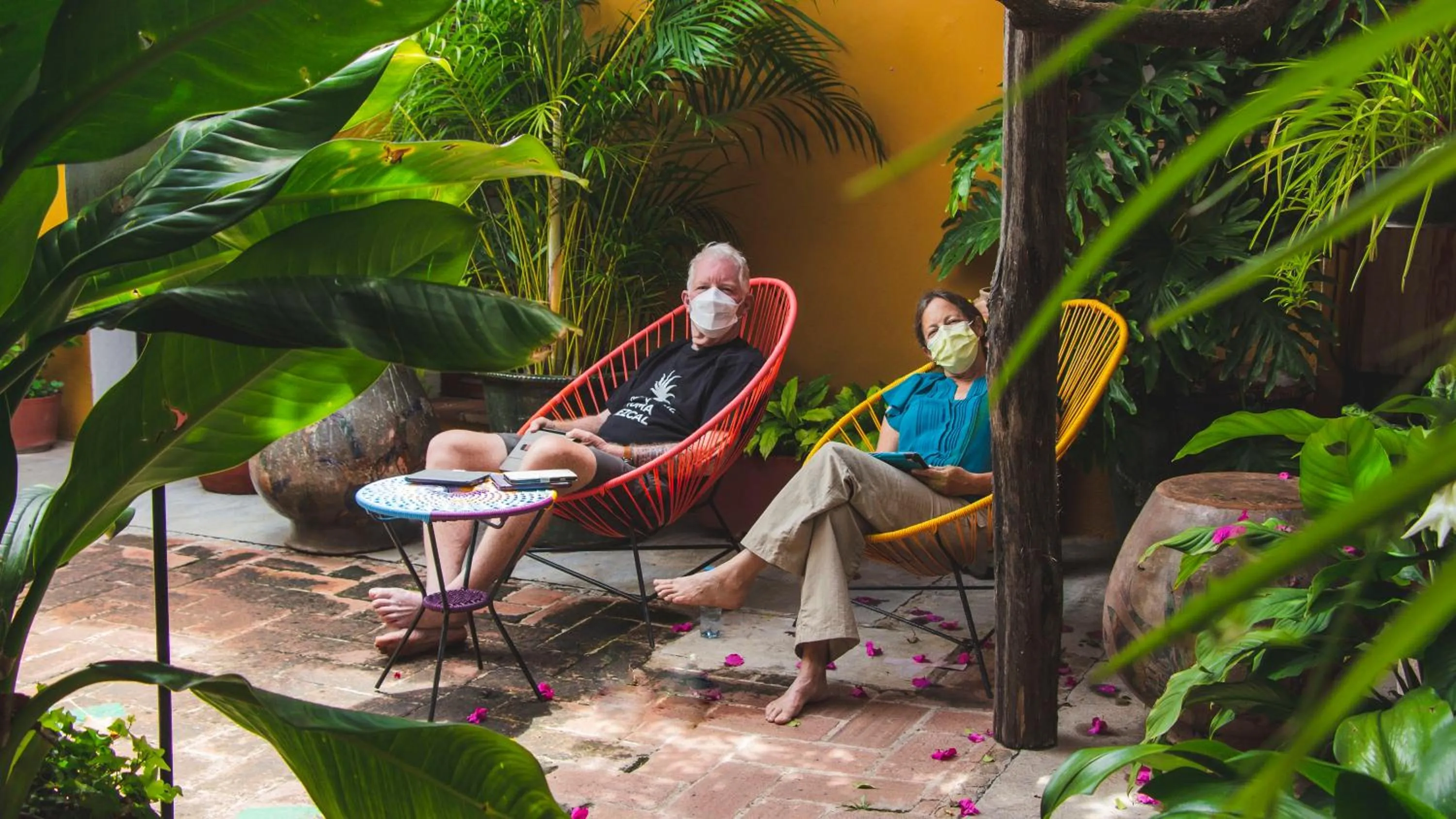 Garden in Hotel Las Golondrinas