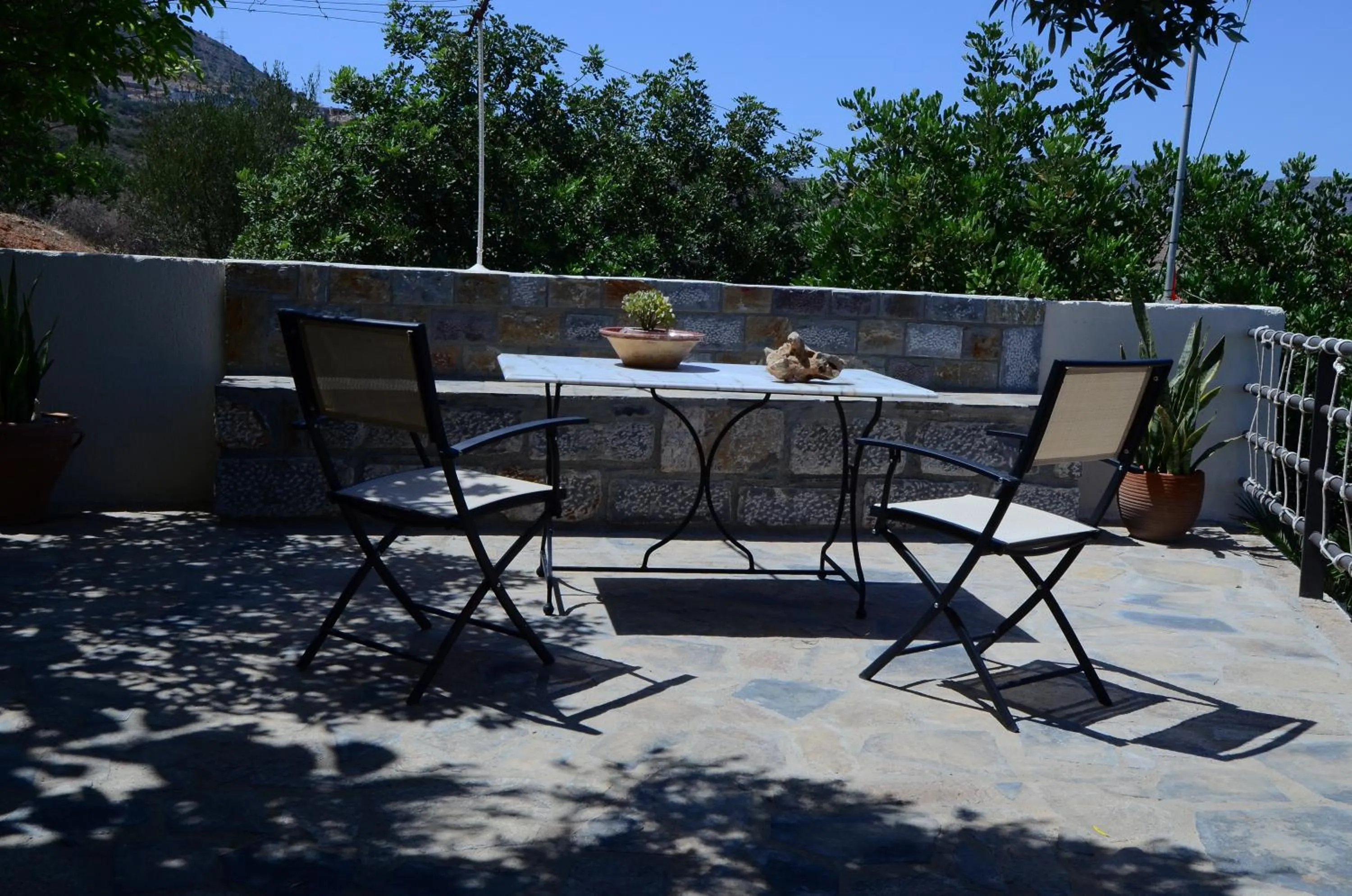 Patio in Golden Apartments