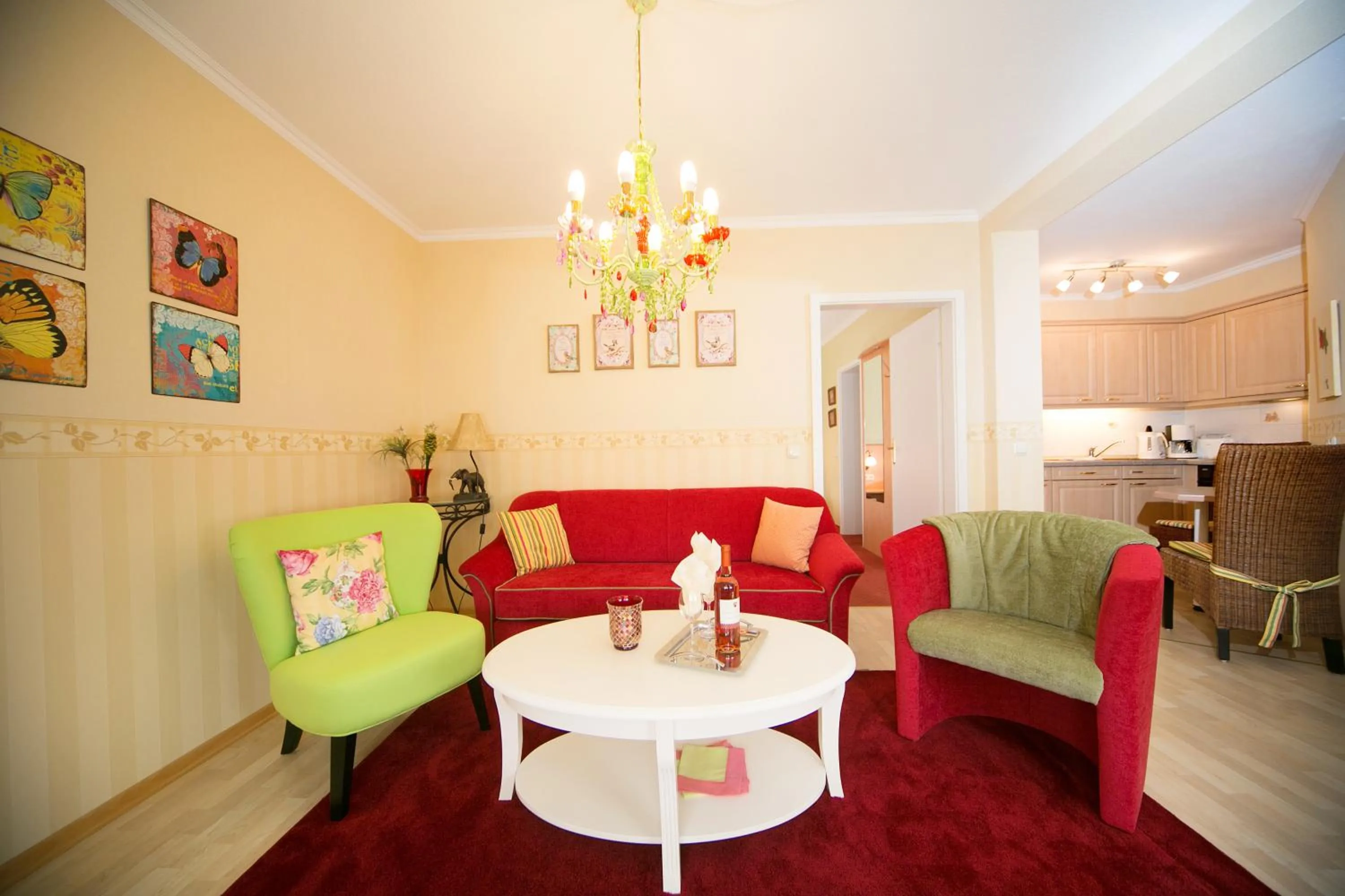 Living room in Appartement Am Park der Sinne & Am See