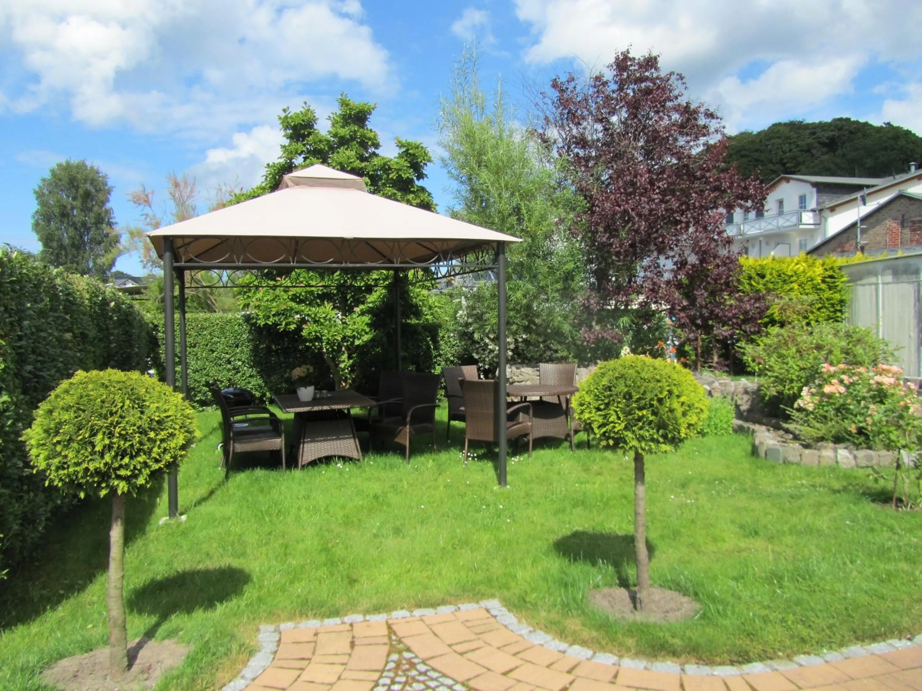 Patio in Appartement Am Park der Sinne & Am See