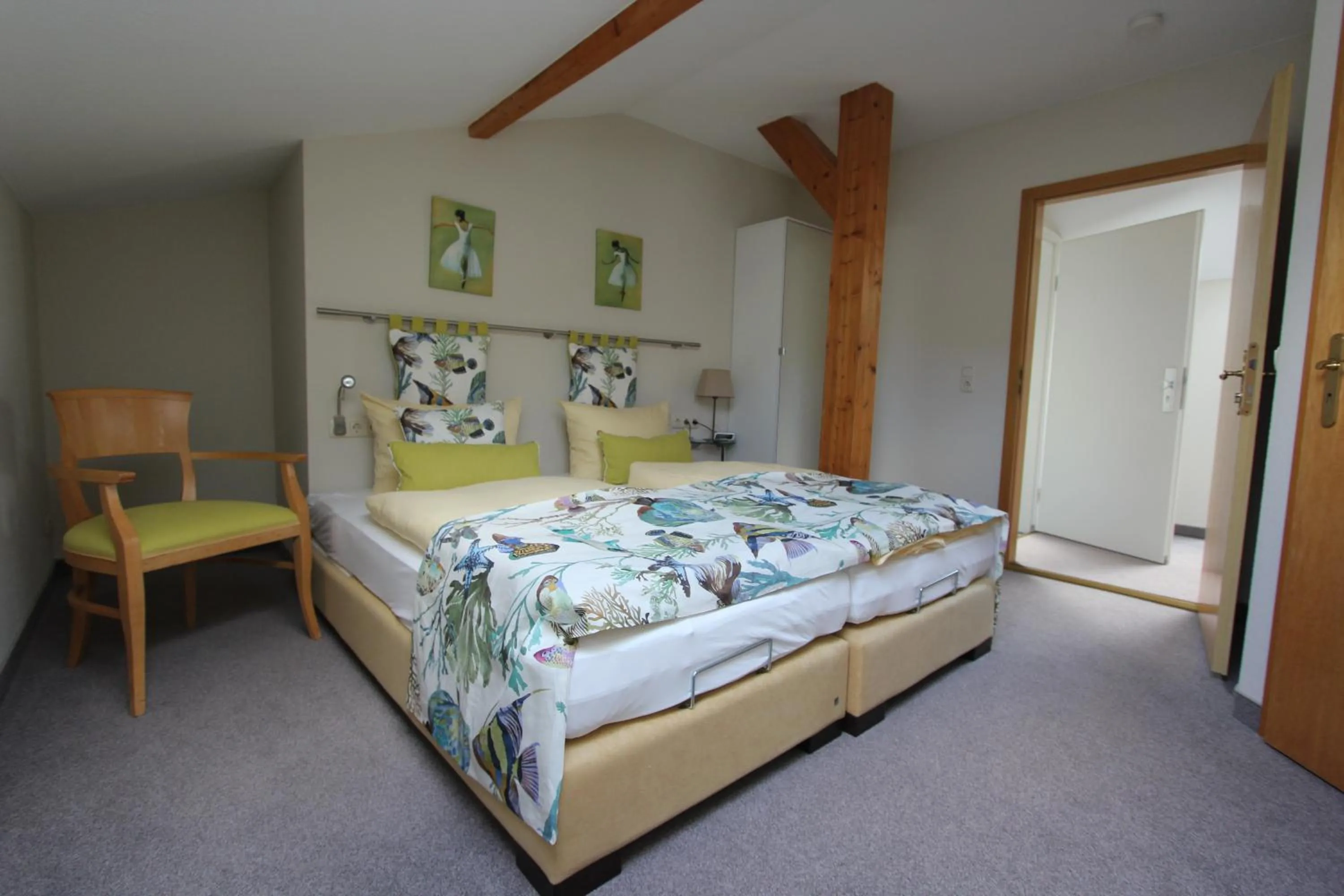 Bedroom, Bed in Appartement Am Park der Sinne & Am See