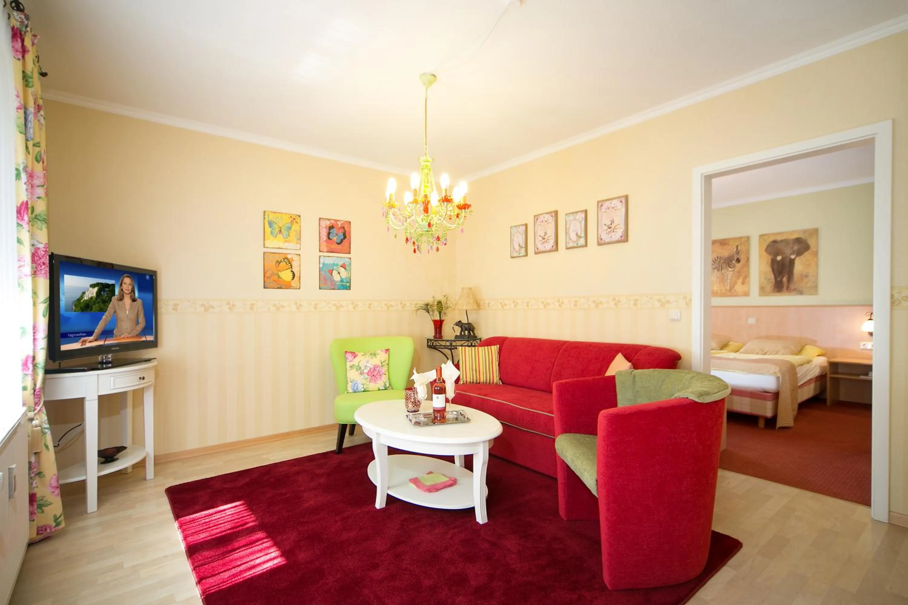 Living room in Appartement Am Park der Sinne & Am See