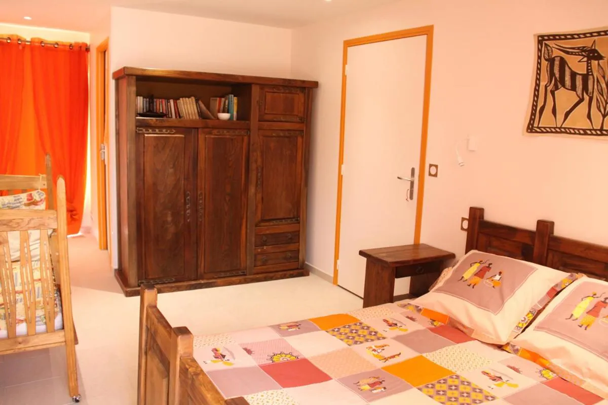 Bed in Chambres d'hôtes de la Fontaine