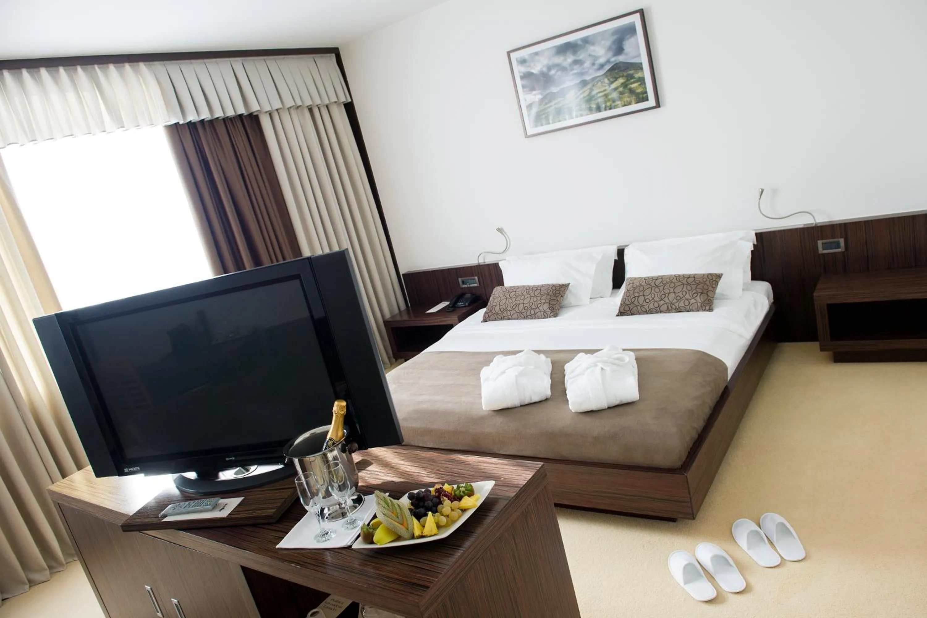 Bed in Safir Hotel Casino