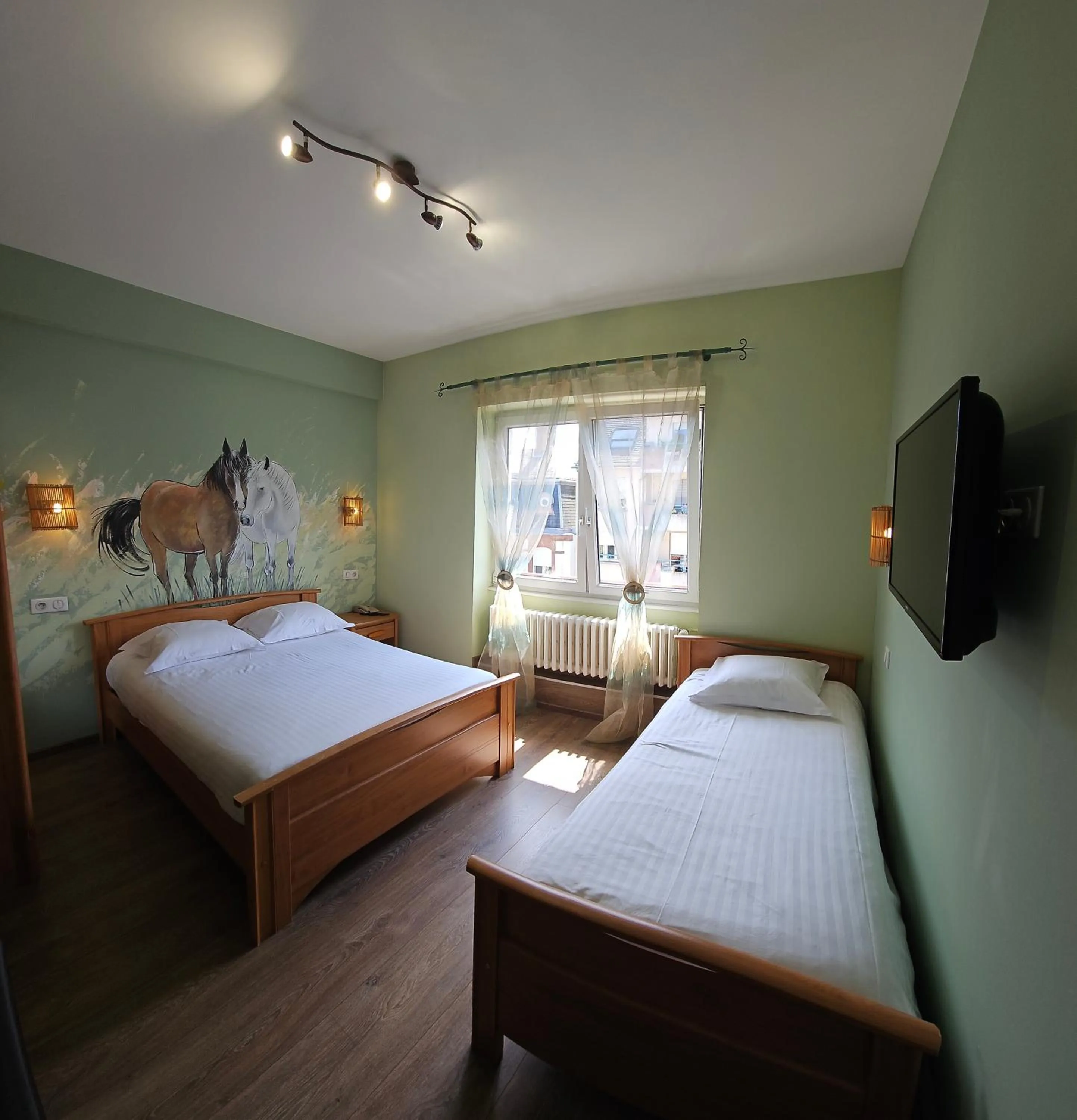 Bed in Hotel Champ Alsace