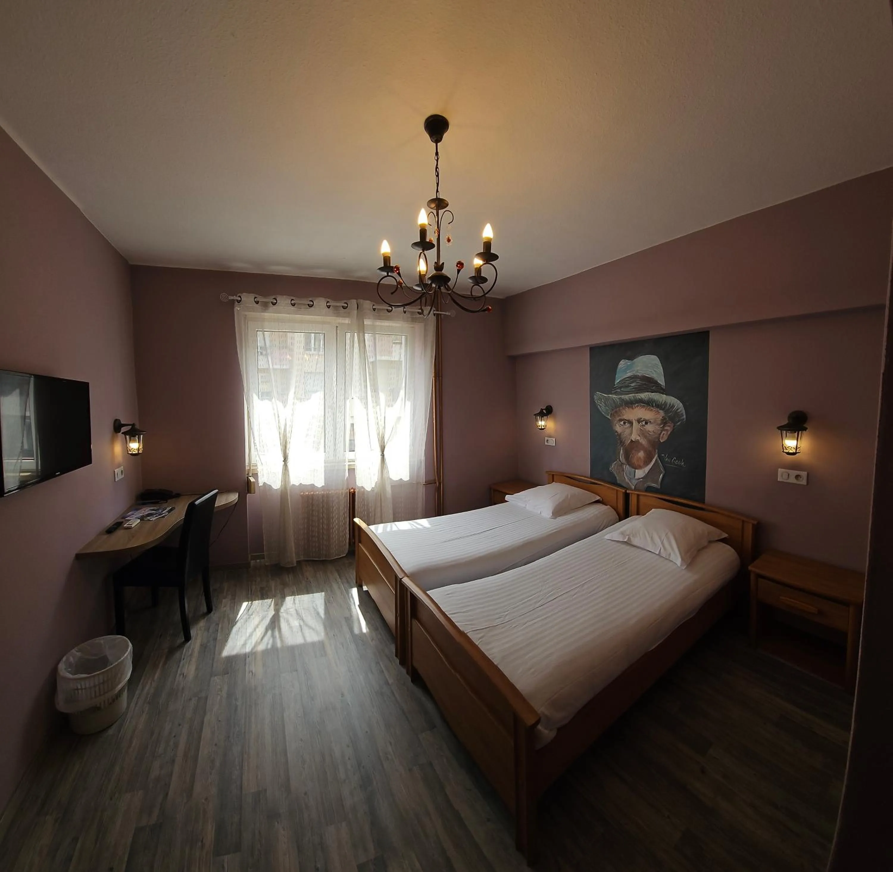 Bed in Hotel Champ Alsace