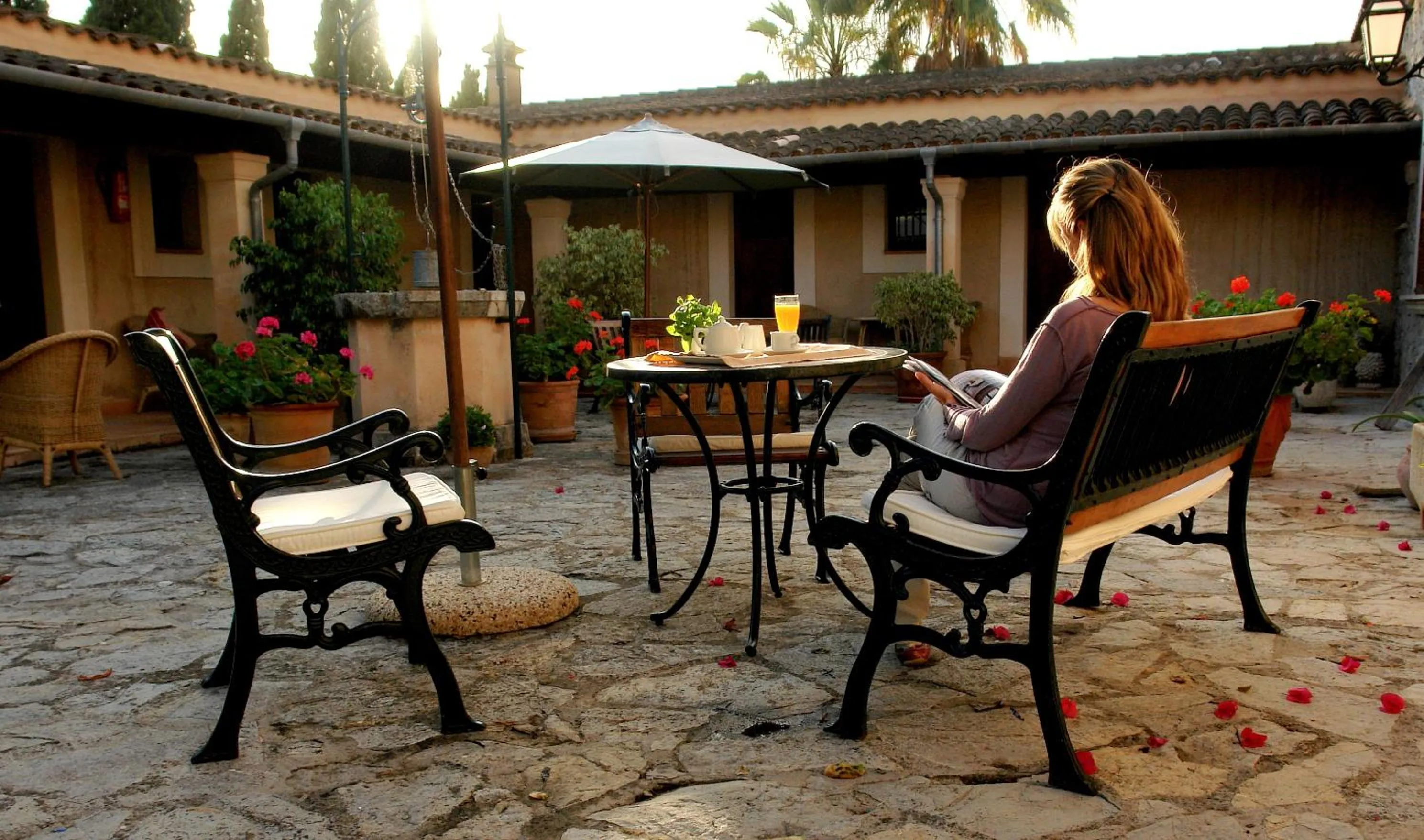Patio in Aumallia Hotel & Spa