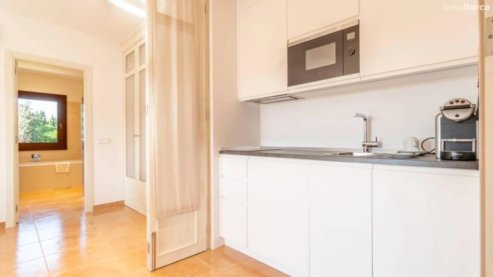 Kitchen or kitchenette in Aumallia Hotel & Spa