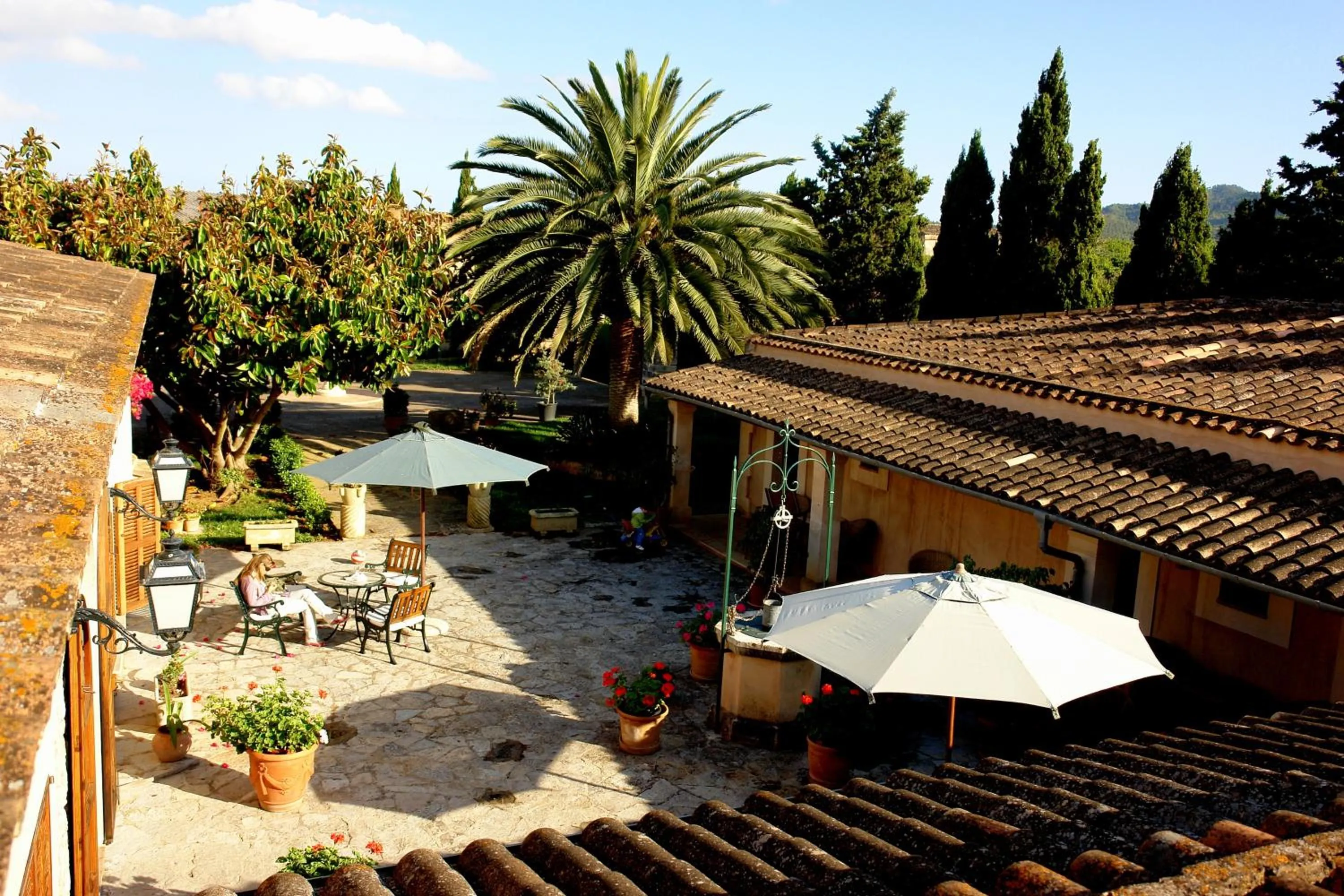 Patio in Aumallia Hotel & Spa